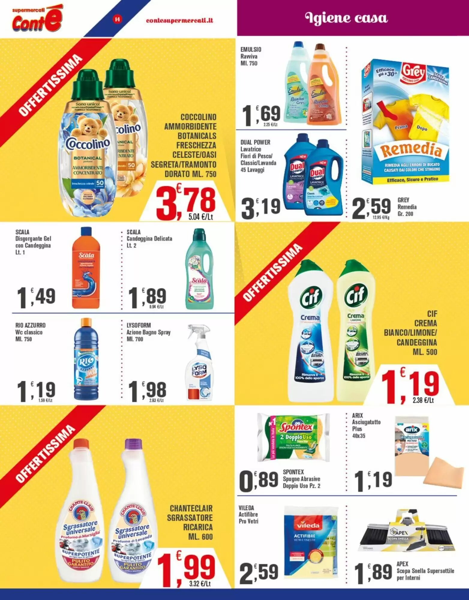 Volantino promozionale Conté Supermercati  valide dal 21/09/2026 - Pagina 14.