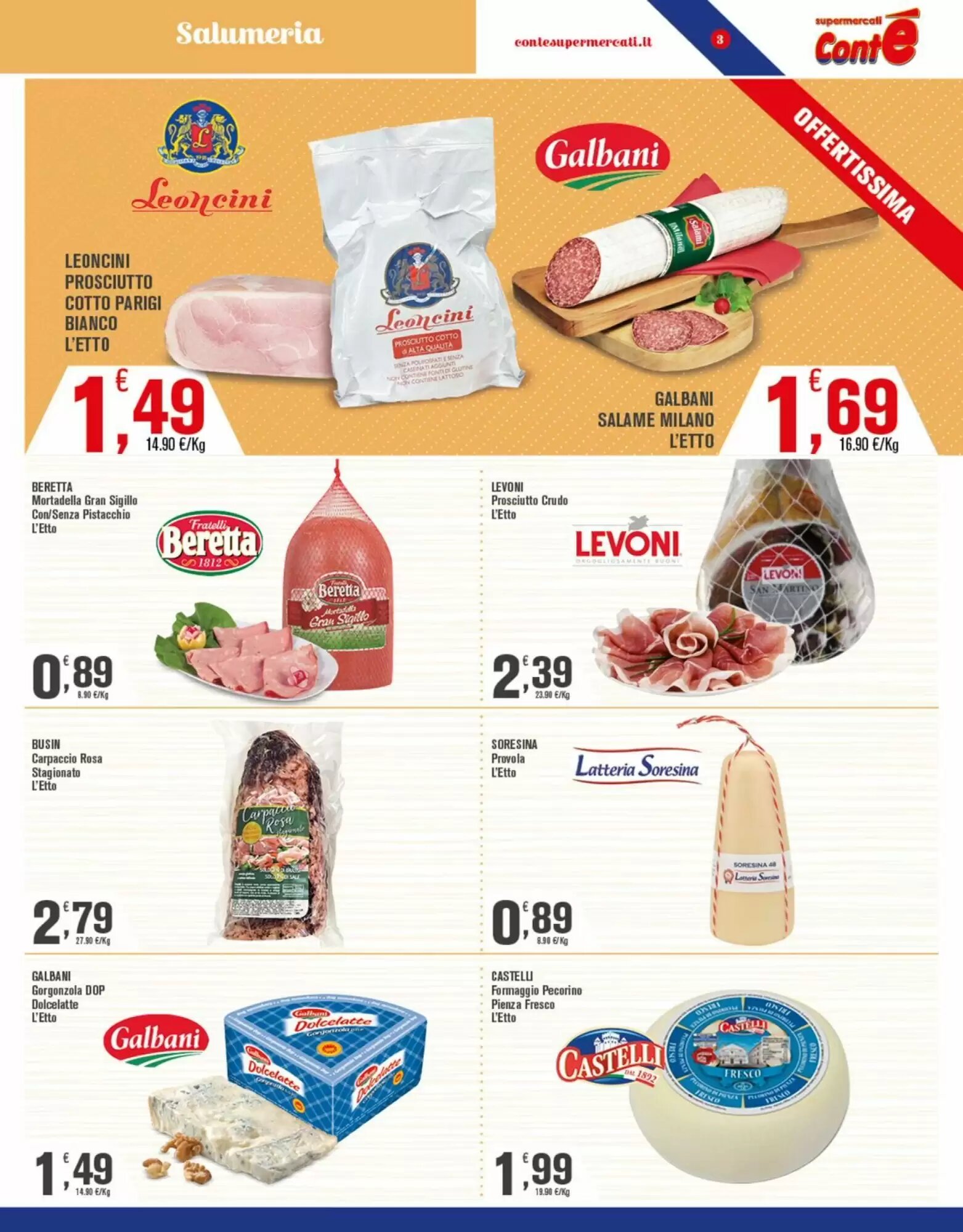 Volantino promozionale Conté Supermercati  valide dal 21/09/2026 - Pagina 3.