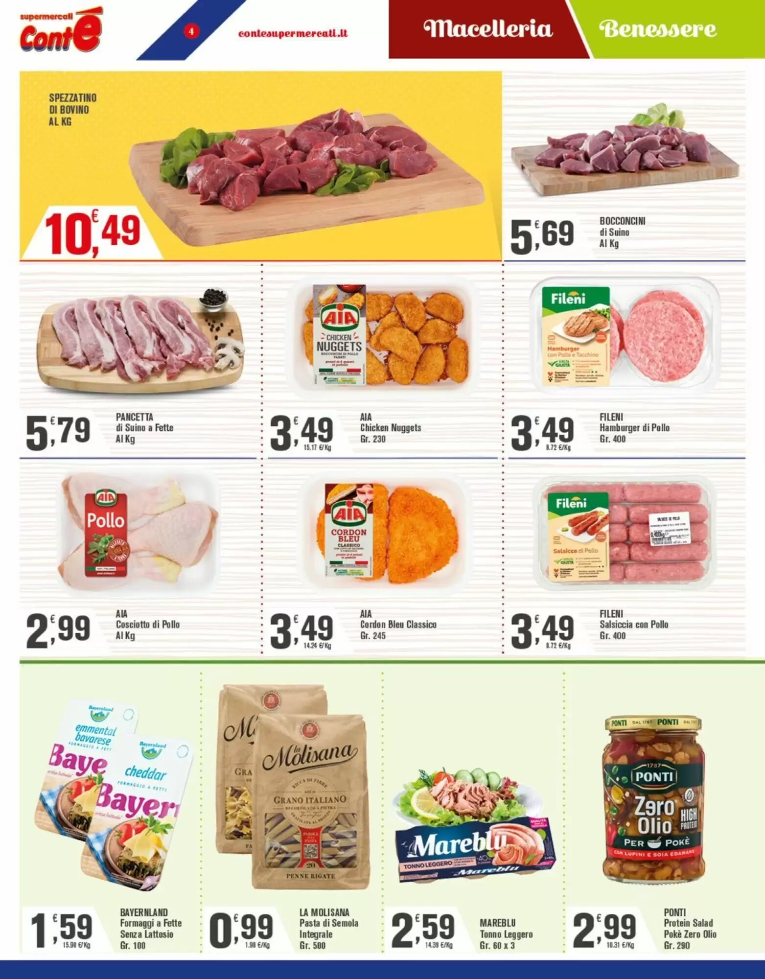 Volantino promozionale Conté Supermercati  valide dal 21/09/2026 - Pagina 4.