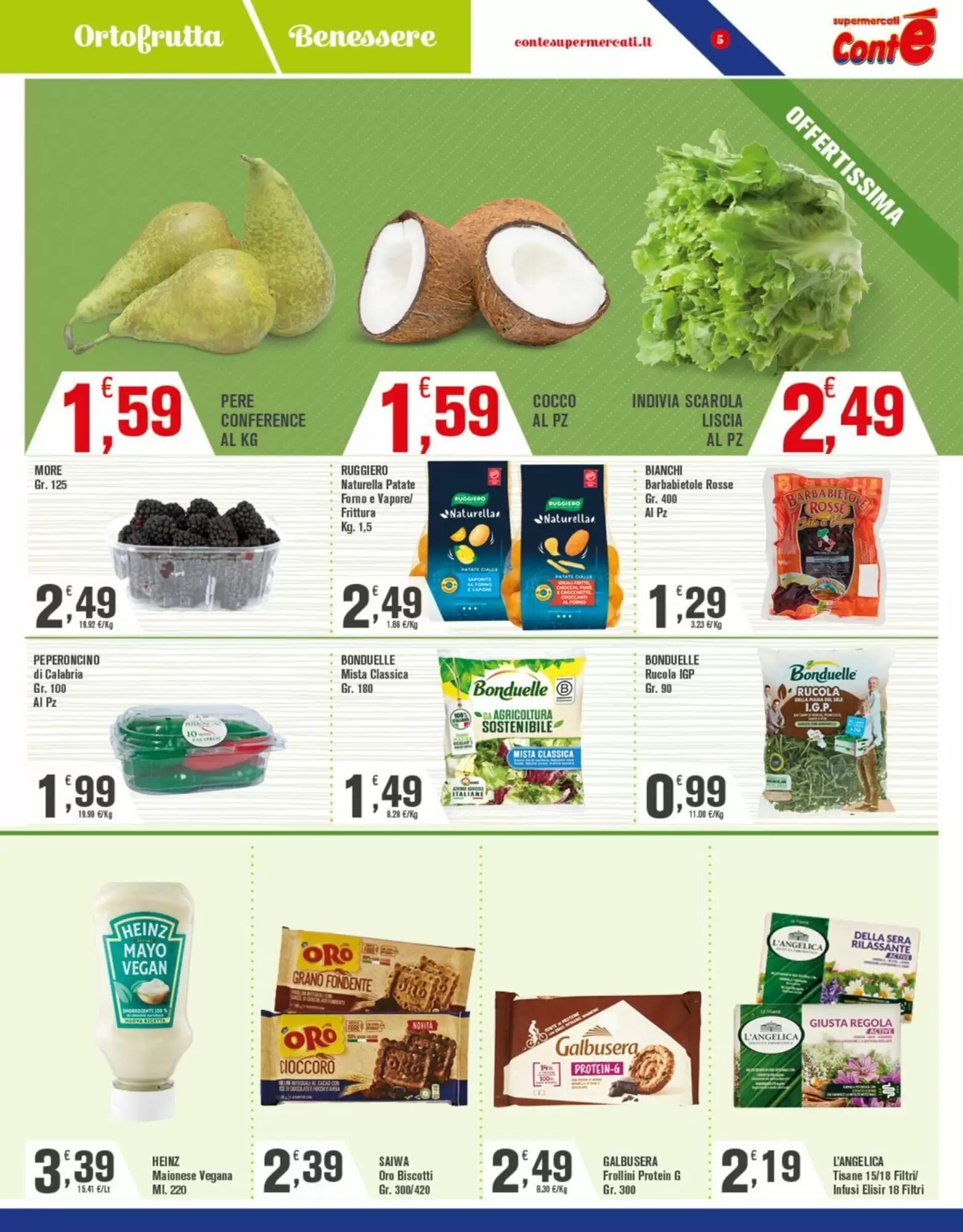 Volantino promozionale Conté Supermercati  valide dal 21/09/2026 - Pagina 5.