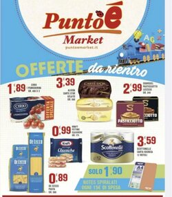Volantino promozionale Punto é market  valide dal 21/09/2026