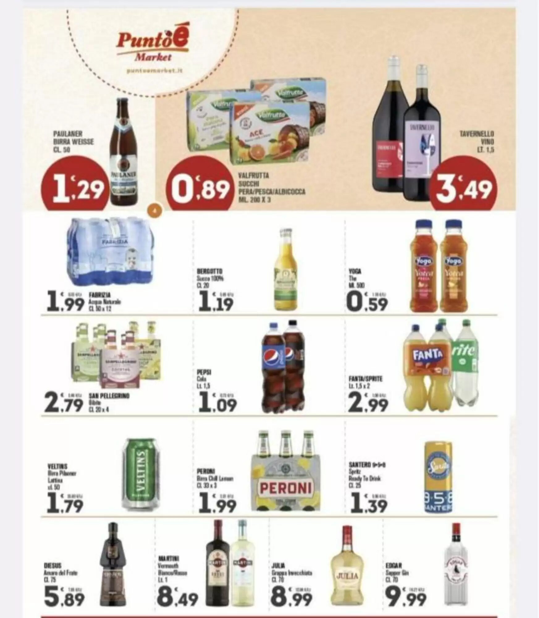 Volantino promozionale Punto é market  valide dal 21/09/2026 - Pagina 4.