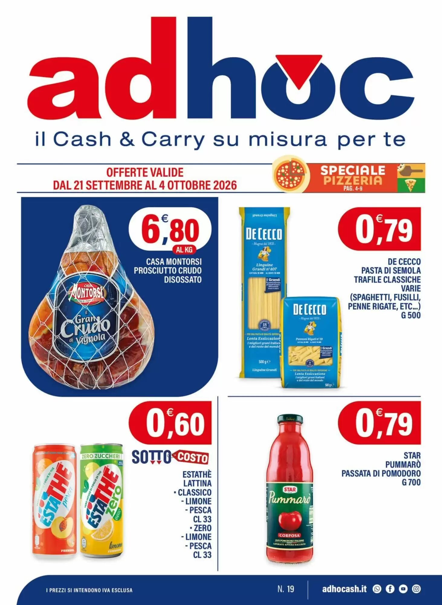 Volantino promozionale Adhoc valide dal 21/09/2026 - Pagina 1.