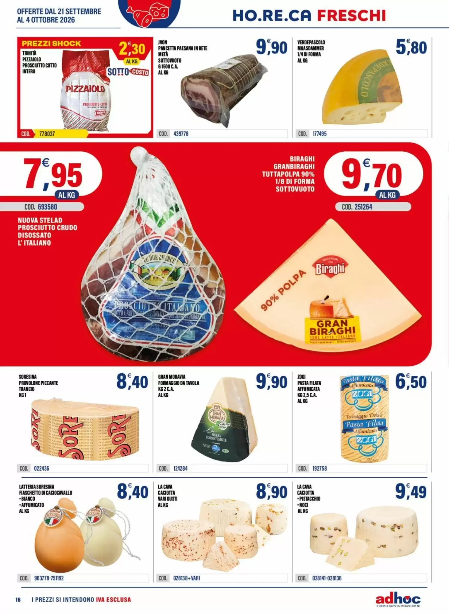 Volantino promozionale Adhoc  valide dal 21/09/2026 - Pagina 16.