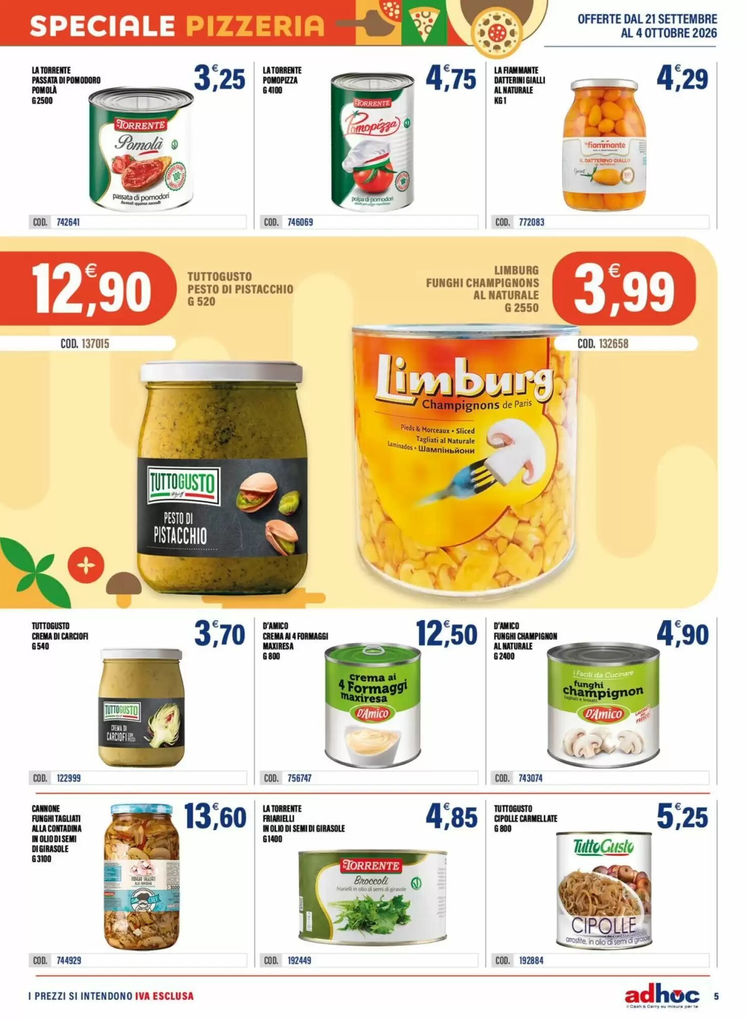 Volantino promozionale Adhoc  valide dal 21/09/2026 - Pagina 5.