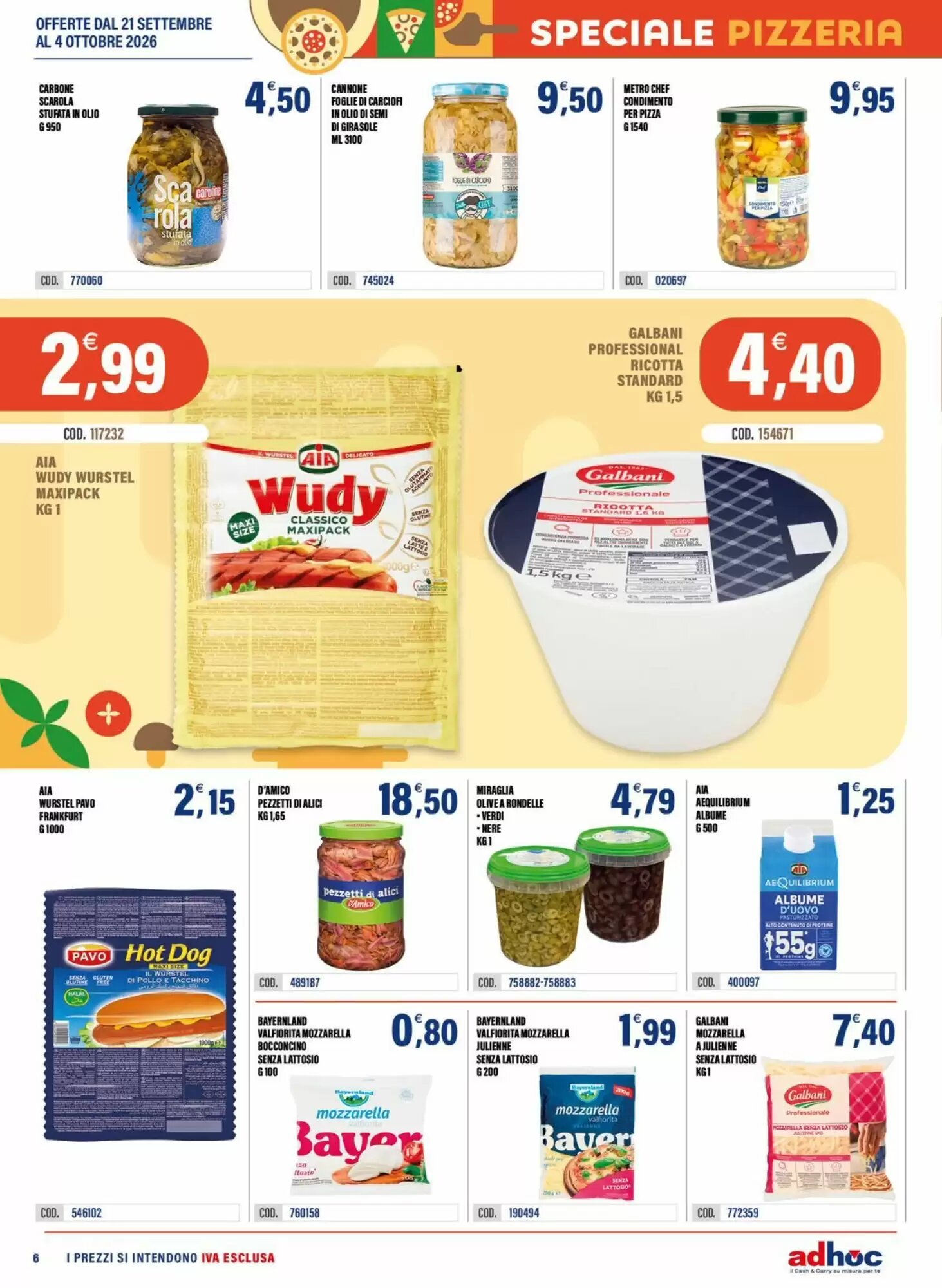 Volantino promozionale Adhoc  valide dal 21/09/2026 - Pagina 6.