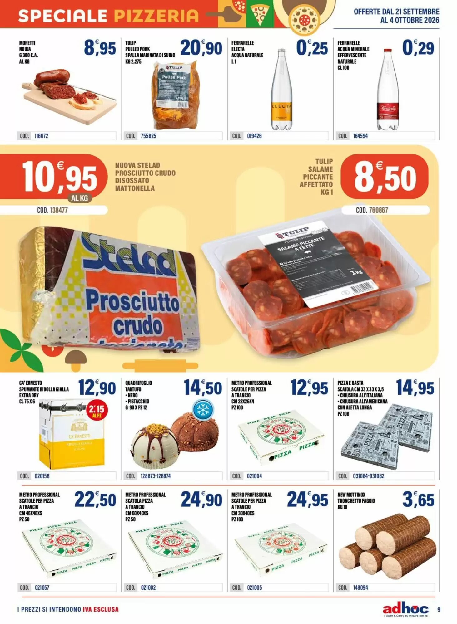 Volantino promozionale Adhoc  valide dal 21/09/2026 - Pagina 9.