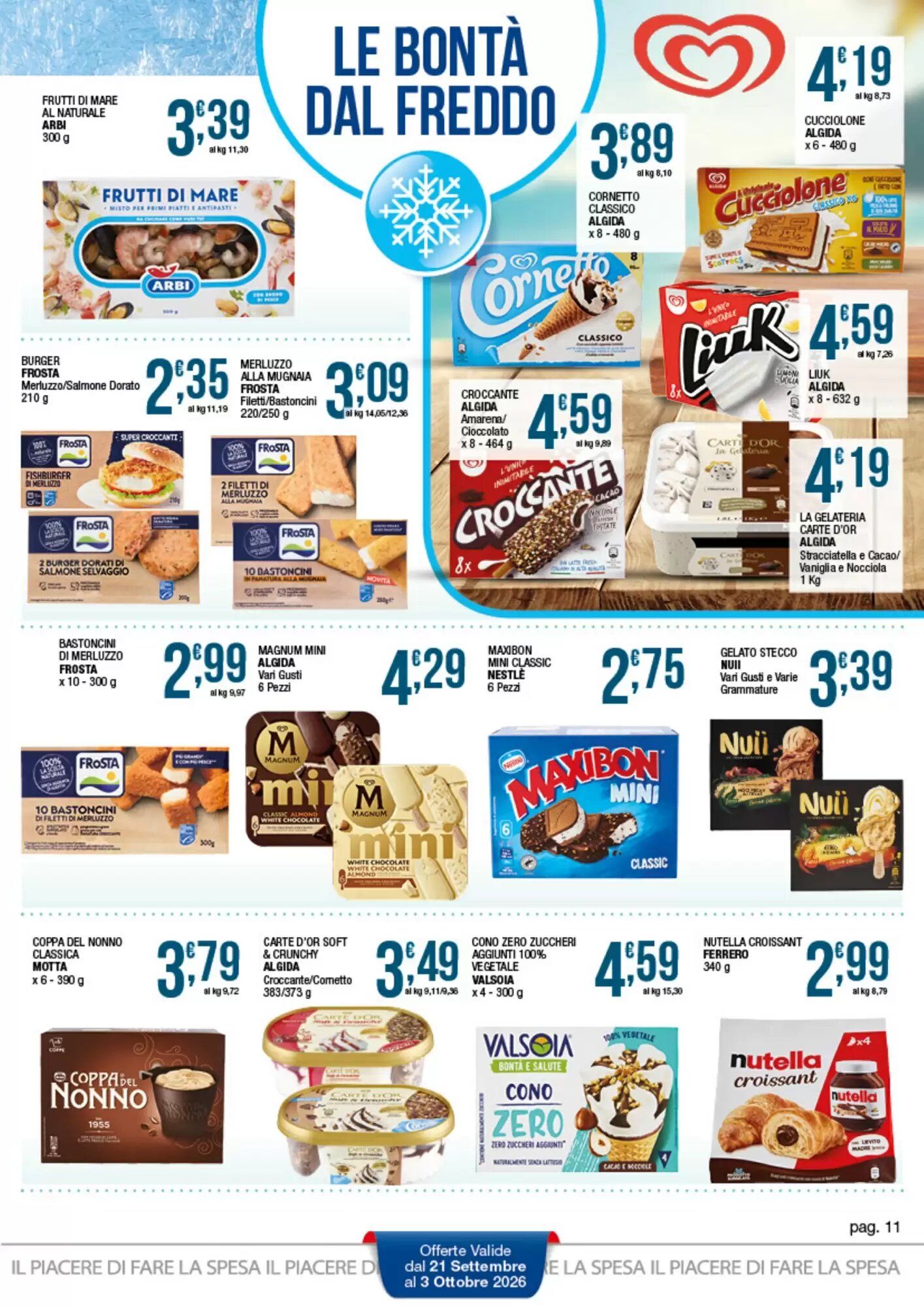 Volantino promozionale Sidis  valide dal 21/09/2026 - Pagina 11.