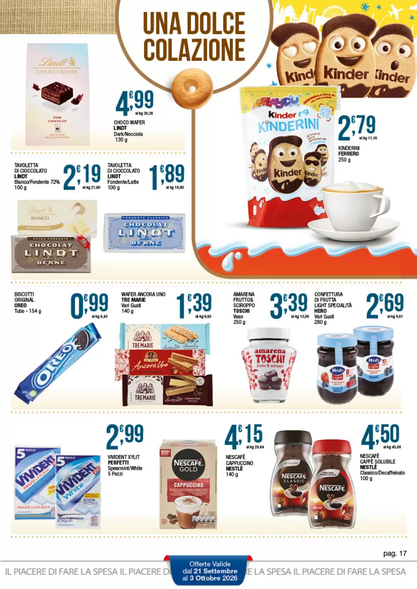 Volantino promozionale Sidis  valide dal 21/09/2026 - Pagina 17.