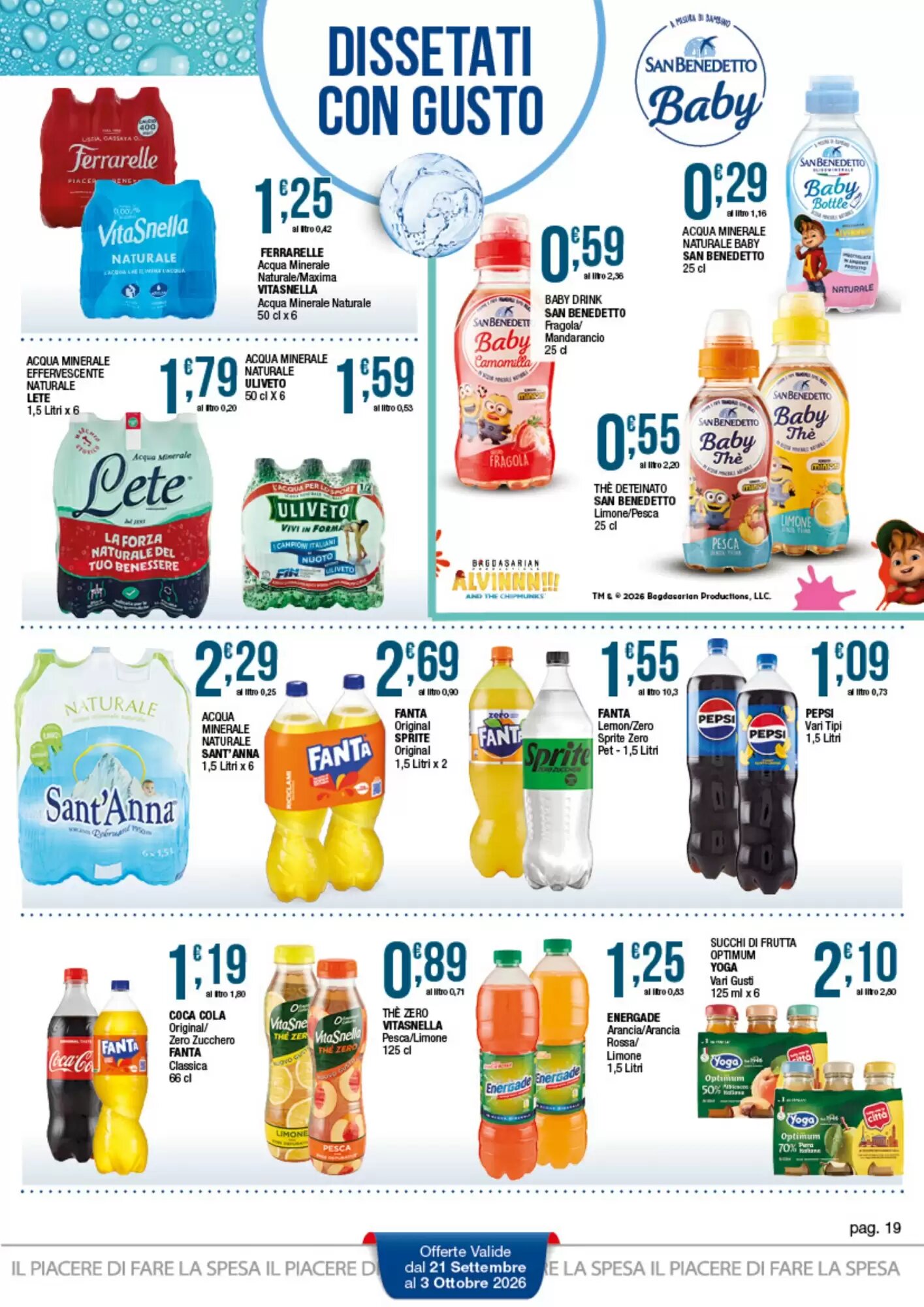 Volantino promozionale Sidis  valide dal 21/09/2026 - Pagina 19.