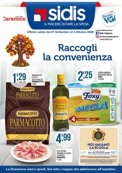 Volantino promozionale Sidis  valide dal 21/09/2026