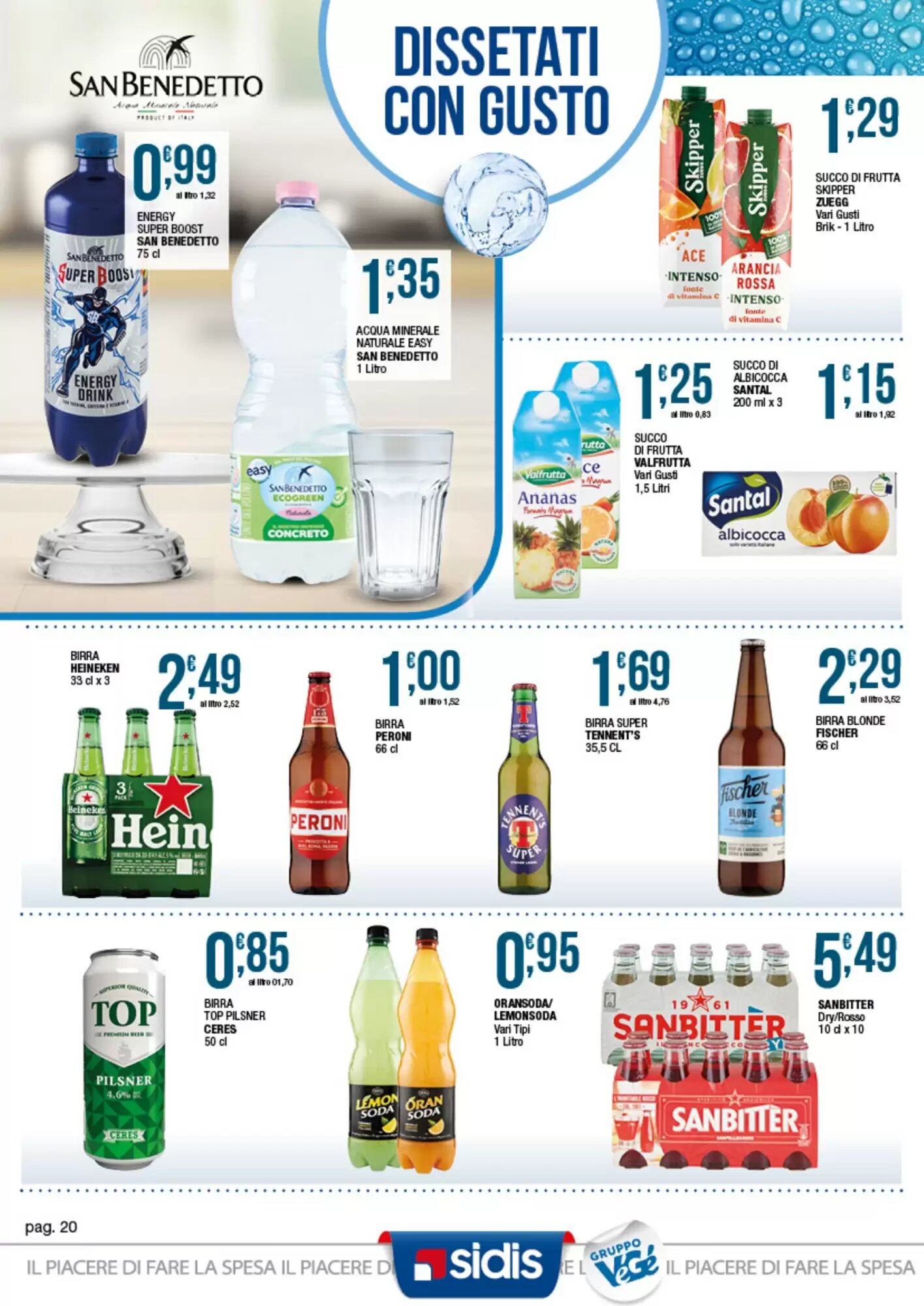Volantino promozionale Sidis  valide dal 21/09/2026 - Pagina 20.