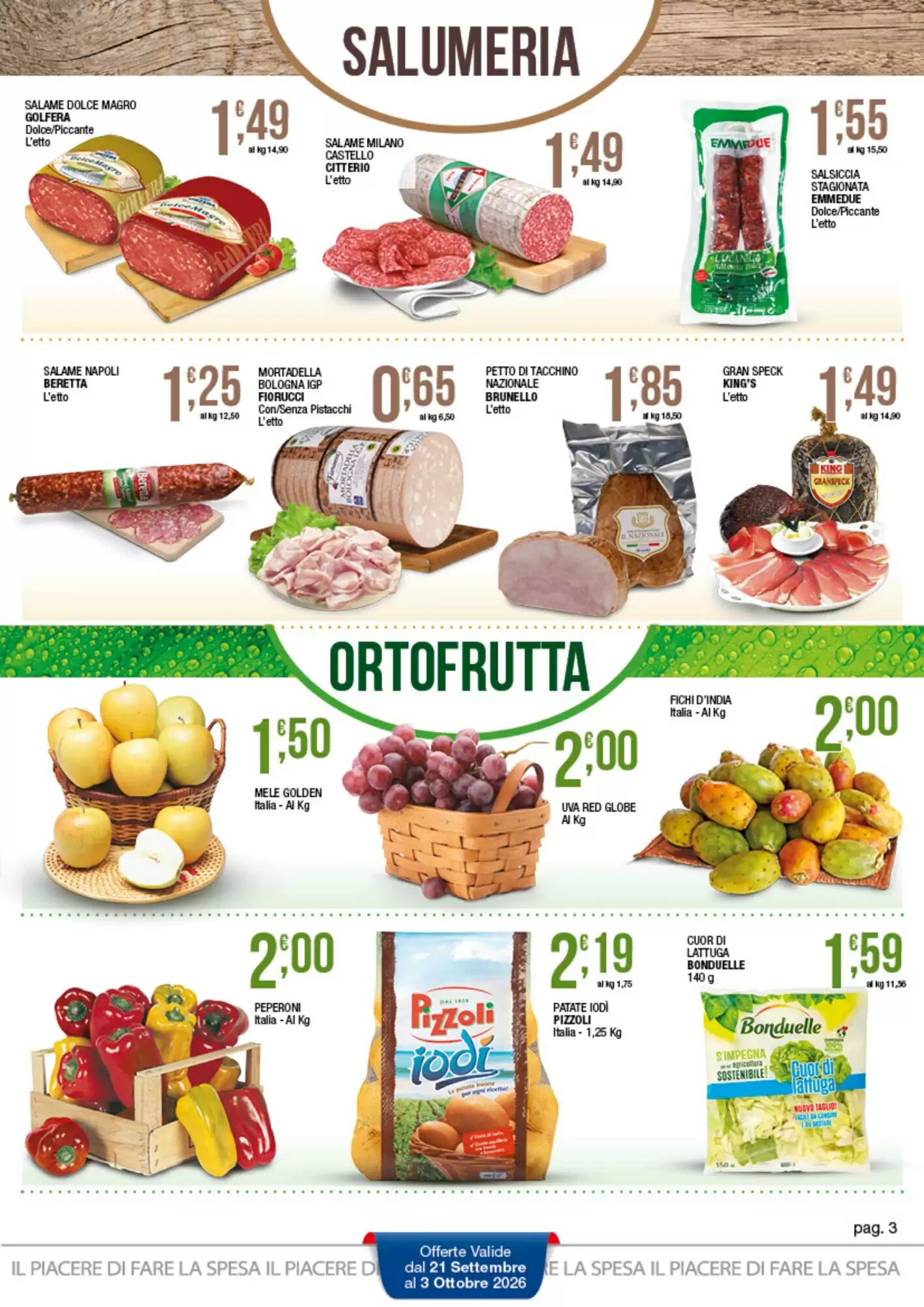 Volantino promozionale Sidis  valide dal 21/09/2026 - Pagina 3.