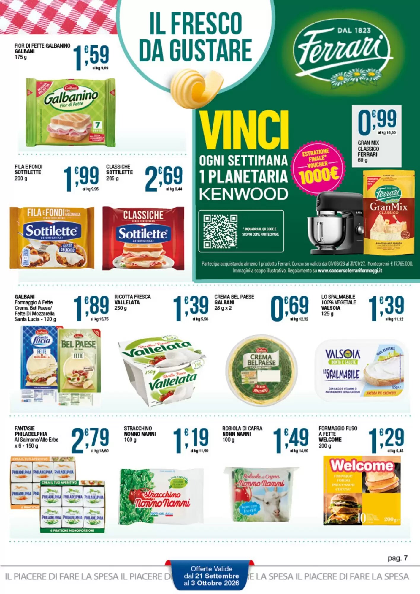 Volantino promozionale Sidis  valide dal 21/09/2026 - Pagina 7.