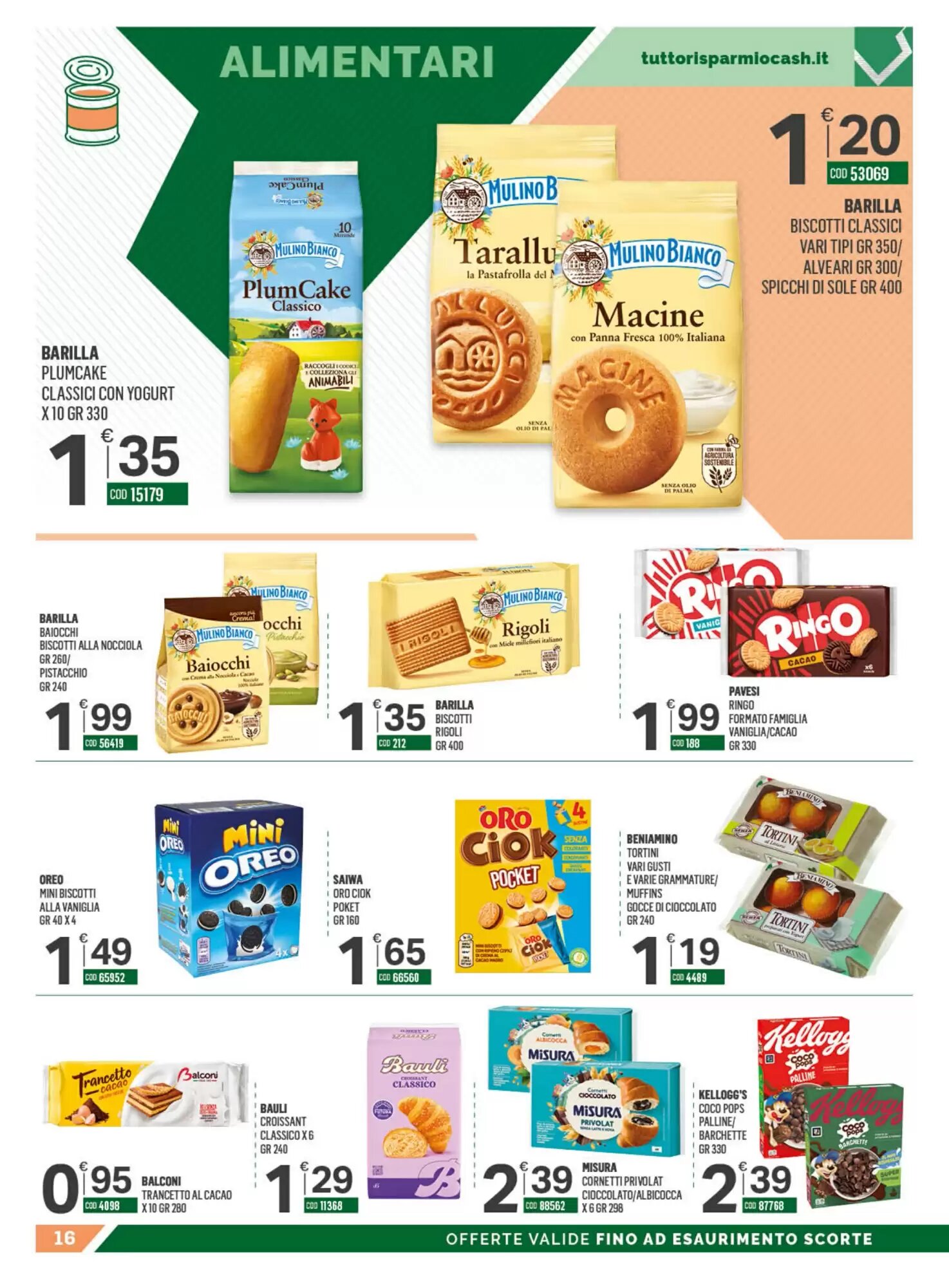 Volantino promozionale Tutto Risparmio Cash&Carry  valide dal 21/09/2026 - Pagina 16.