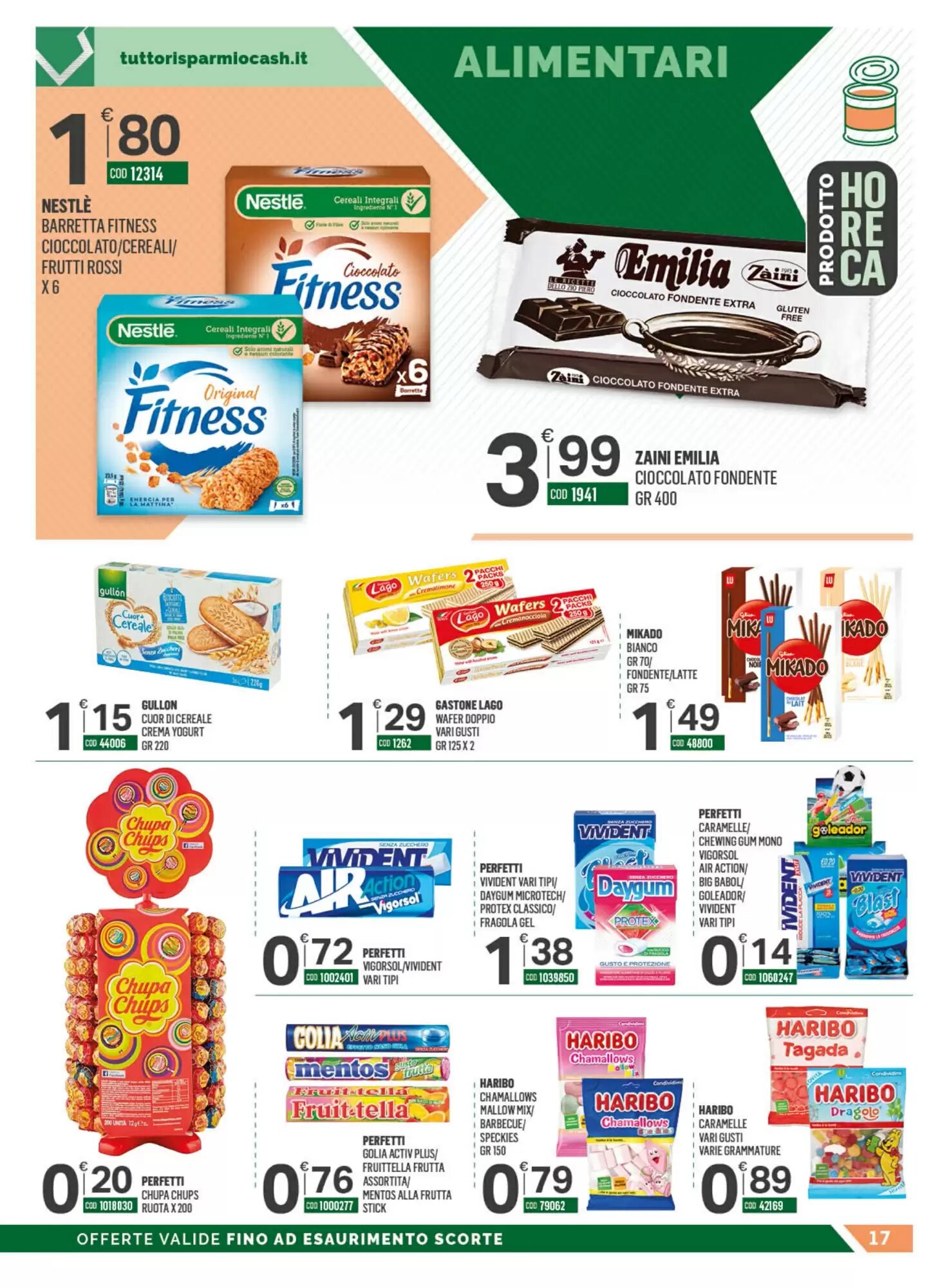 Volantino promozionale Tutto Risparmio Cash&Carry  valide dal 21/09/2026 - Pagina 17.