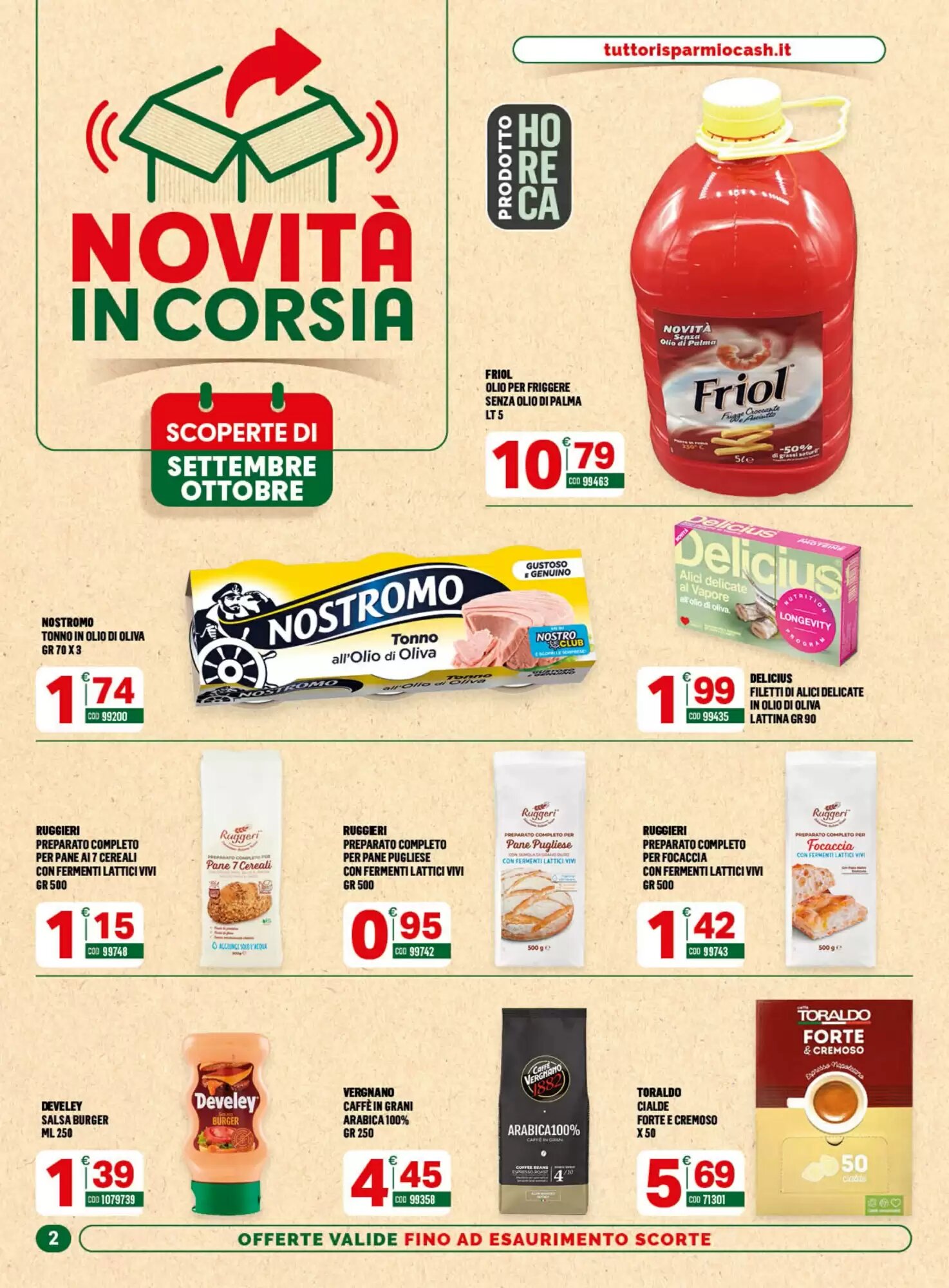 Volantino promozionale Tutto Risparmio Cash&Carry  valide dal 21/09/2026 - Pagina 2.
