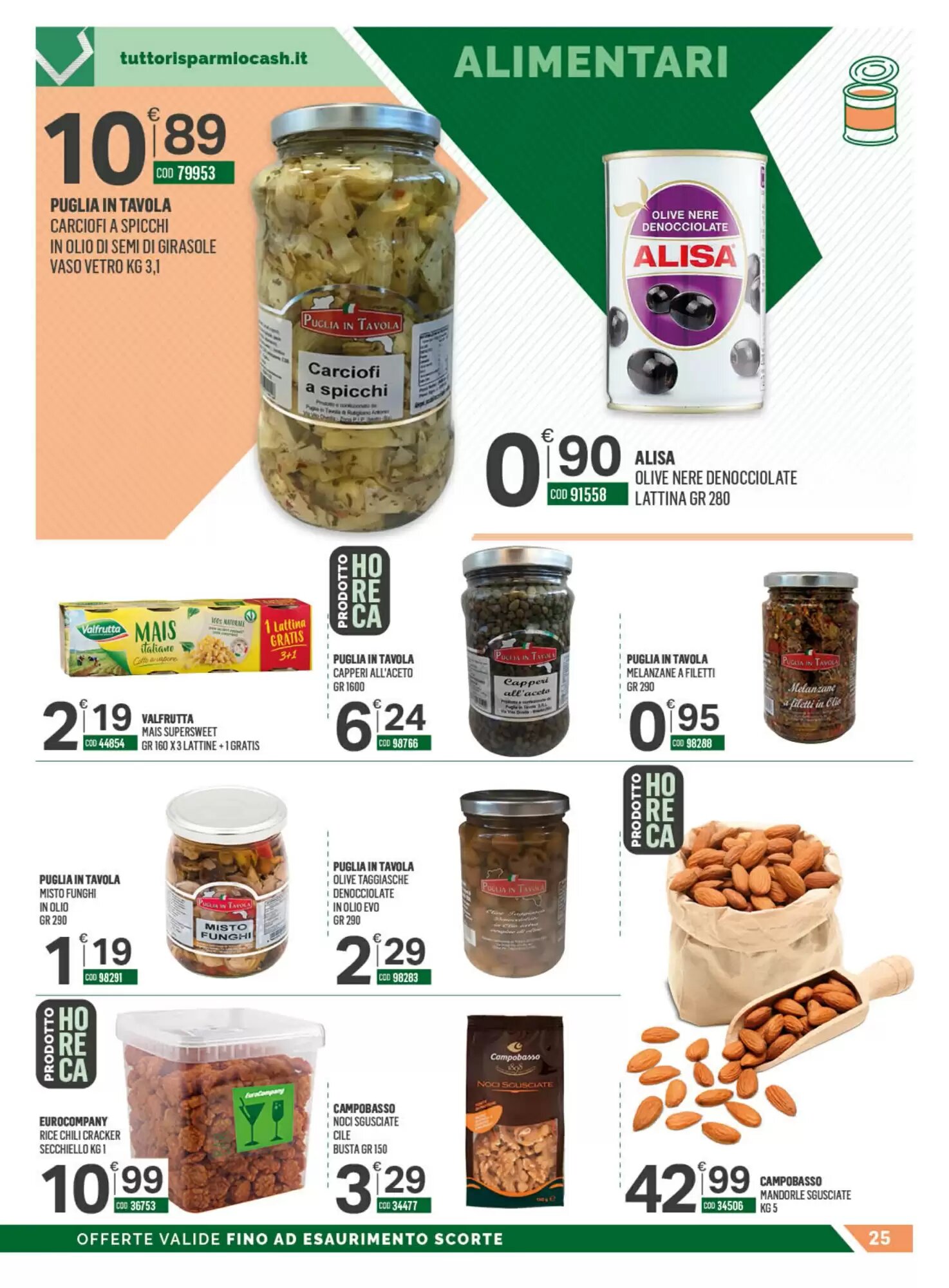 Volantino promozionale Tutto Risparmio Cash&Carry  valide dal 21/09/2026 - Pagina 25.