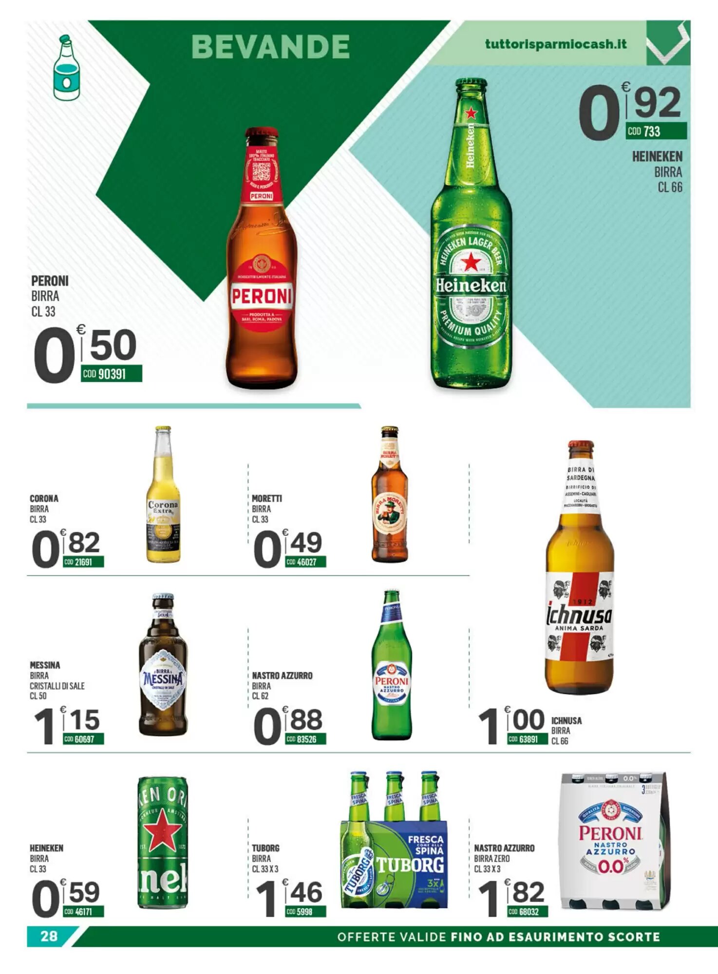 Volantino promozionale Tutto Risparmio Cash&Carry  valide dal 21/09/2026 - Pagina 28.