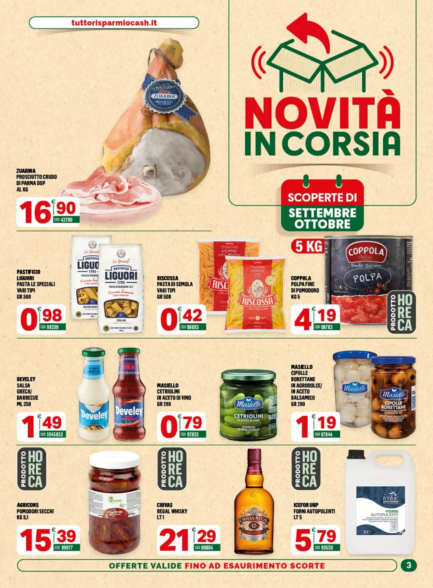 Volantino promozionale Tutto Risparmio Cash&Carry  valide dal 21/09/2026 - Pagina 3.