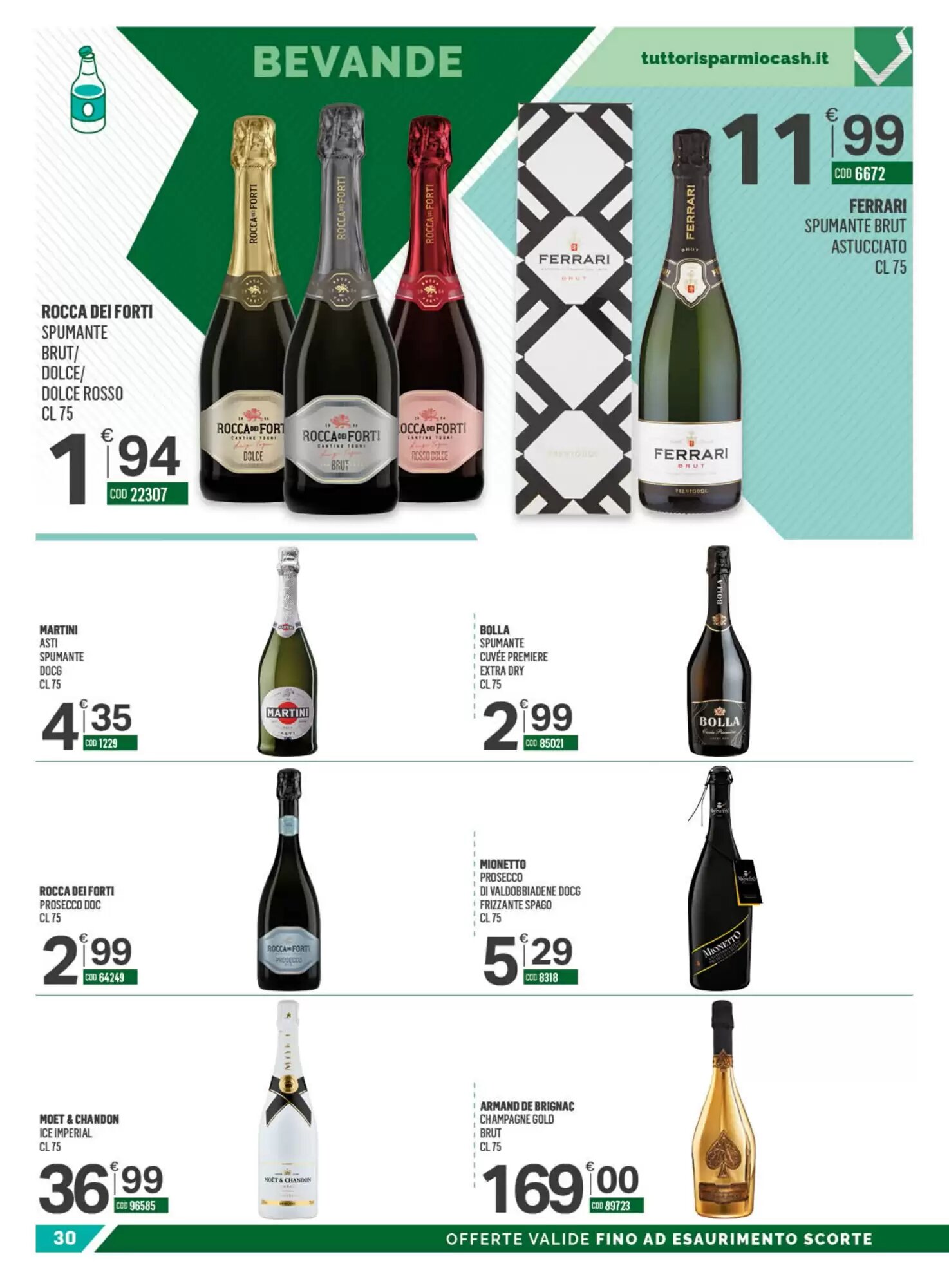 Volantino promozionale Tutto Risparmio Cash&Carry  valide dal 21/09/2026 - Pagina 30.