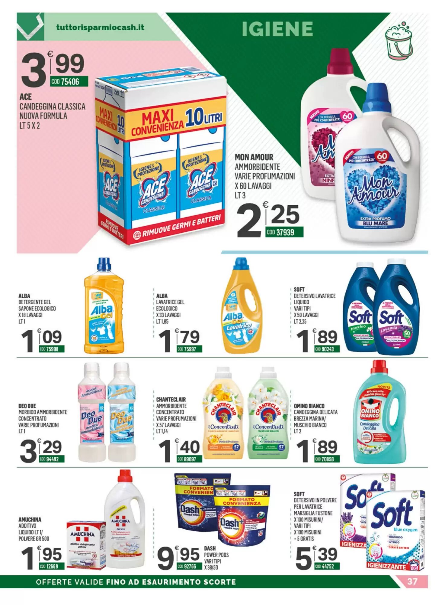 Volantino promozionale Tutto Risparmio Cash&Carry  valide dal 21/09/2026 - Pagina 37.