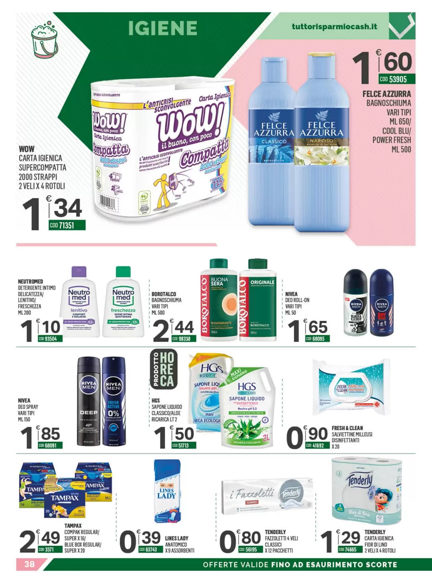Volantino promozionale Tutto Risparmio Cash&Carry  valide dal 21/09/2026 - Pagina 38.