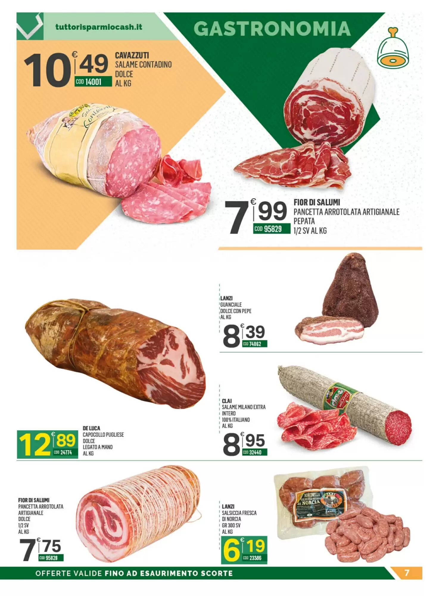 Volantino promozionale Tutto Risparmio Cash&Carry  valide dal 21/09/2026 - Pagina 7.