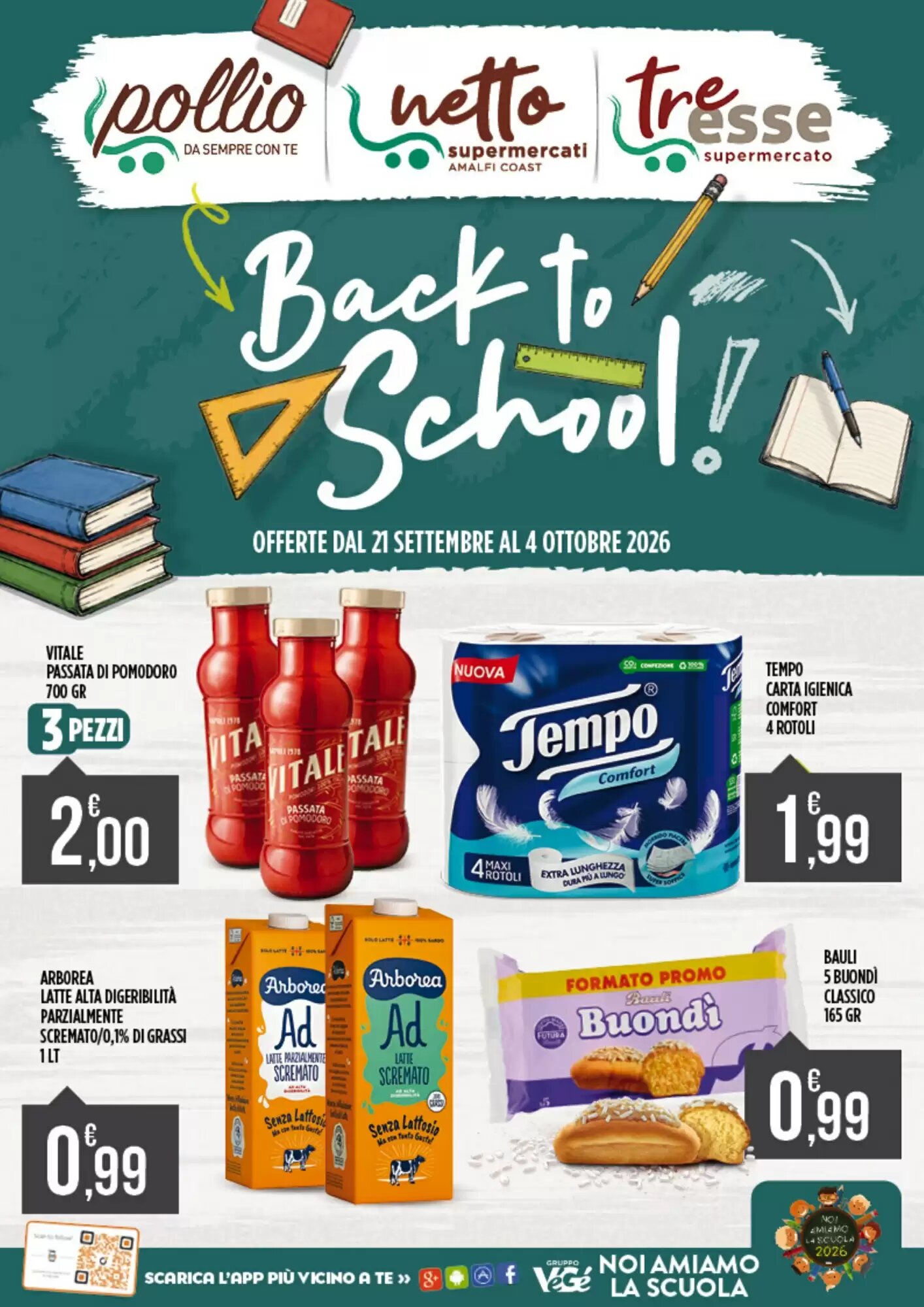 Volantino promozionale Supermercato Pollio  valide dal 21/09/2026 - Pagina 1.