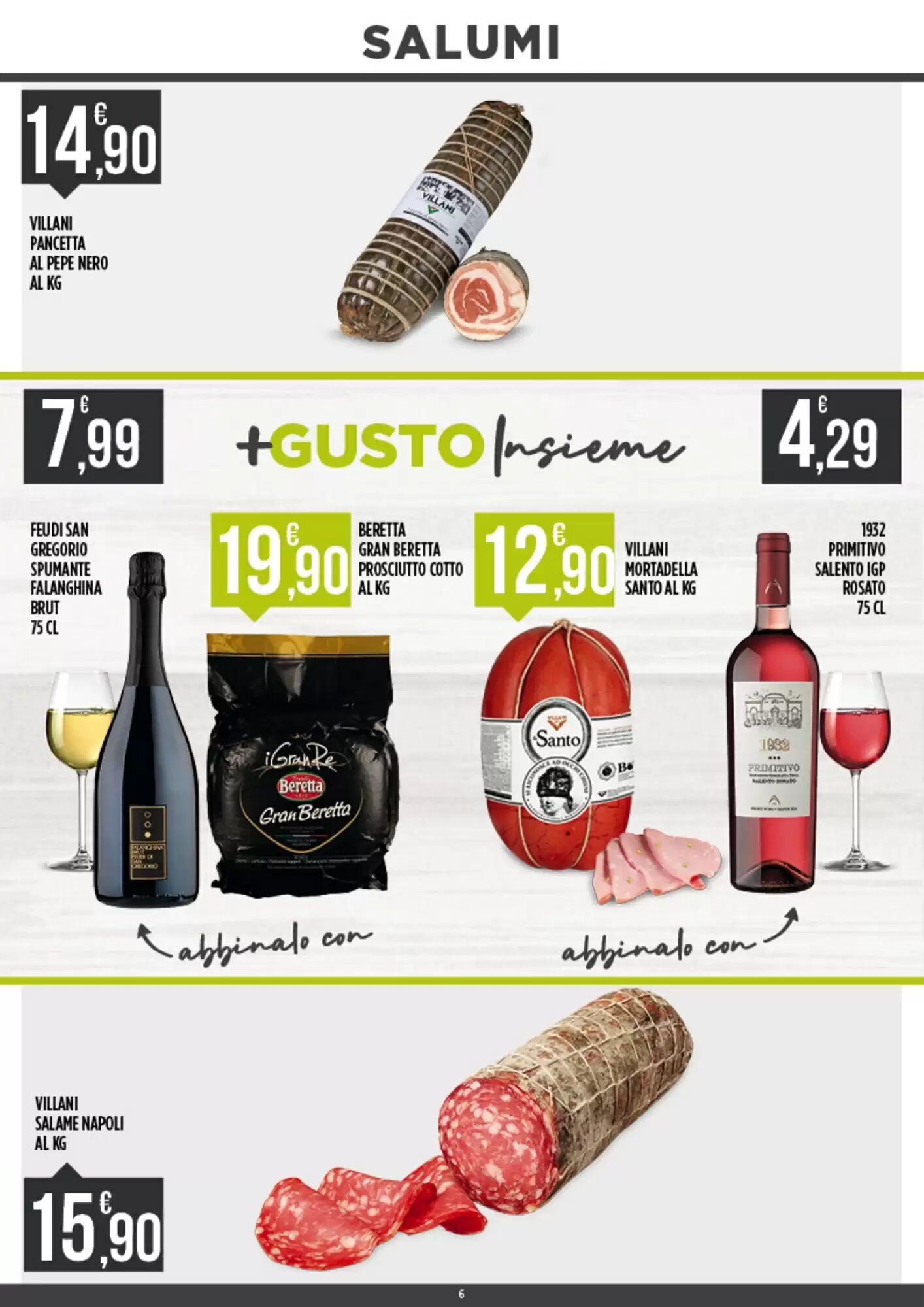 Volantino promozionale Supermercato Pollio  valide dal 21/09/2026 - Pagina 6.