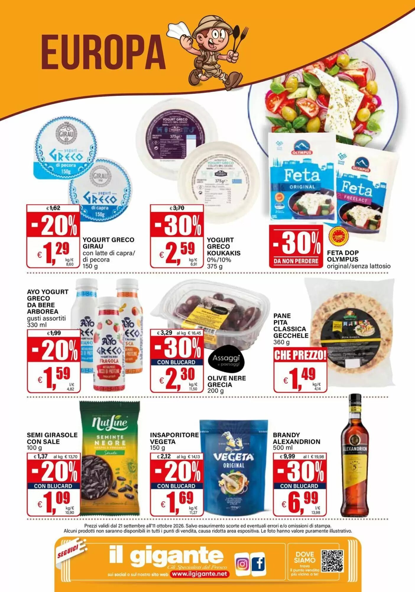 Volantino promozionale Il Gigante  valide dal 21/09/2026 - Pagina 16.