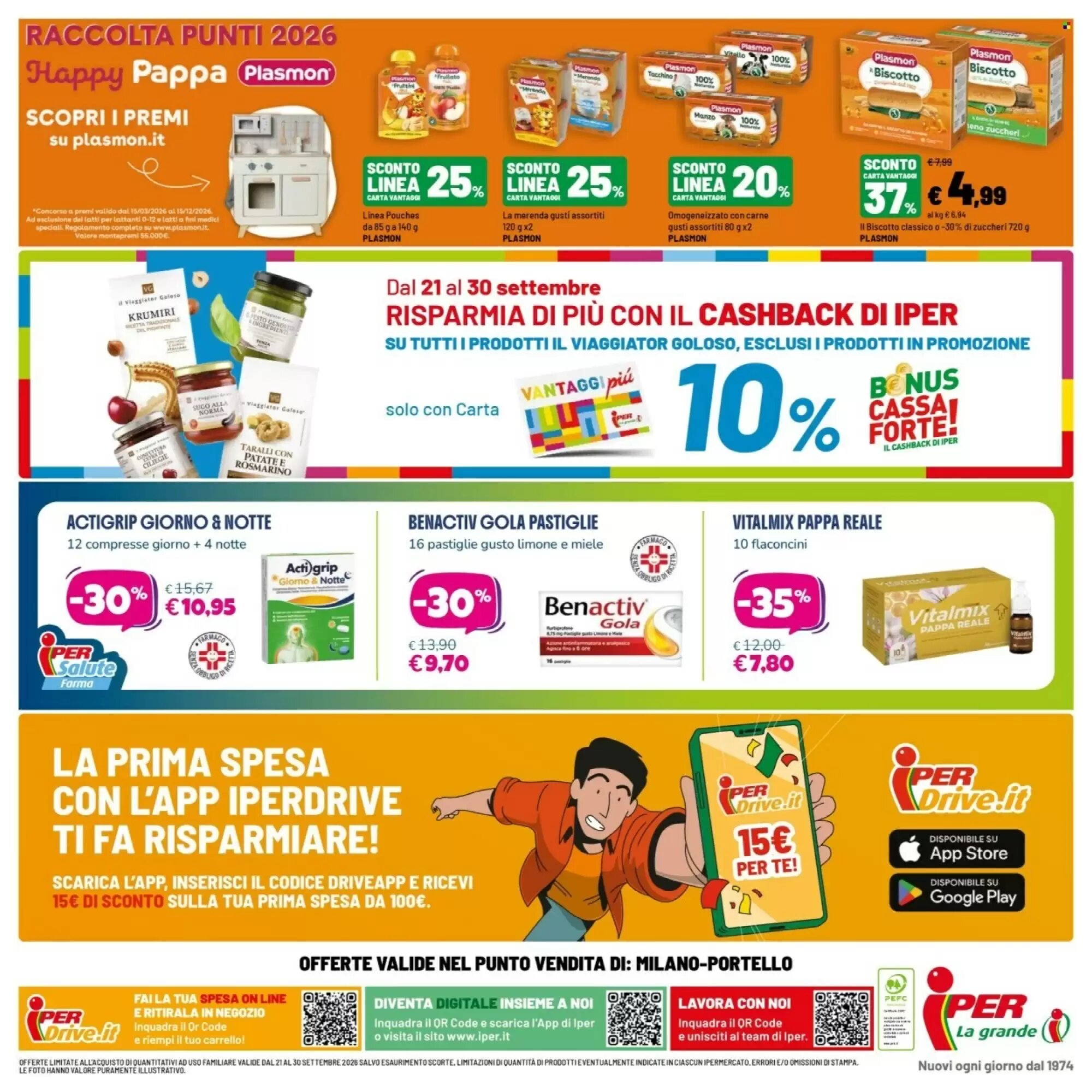 Volantino promozionale Iper La Grande  valide dal 21/09/2026 - Pagina 32.