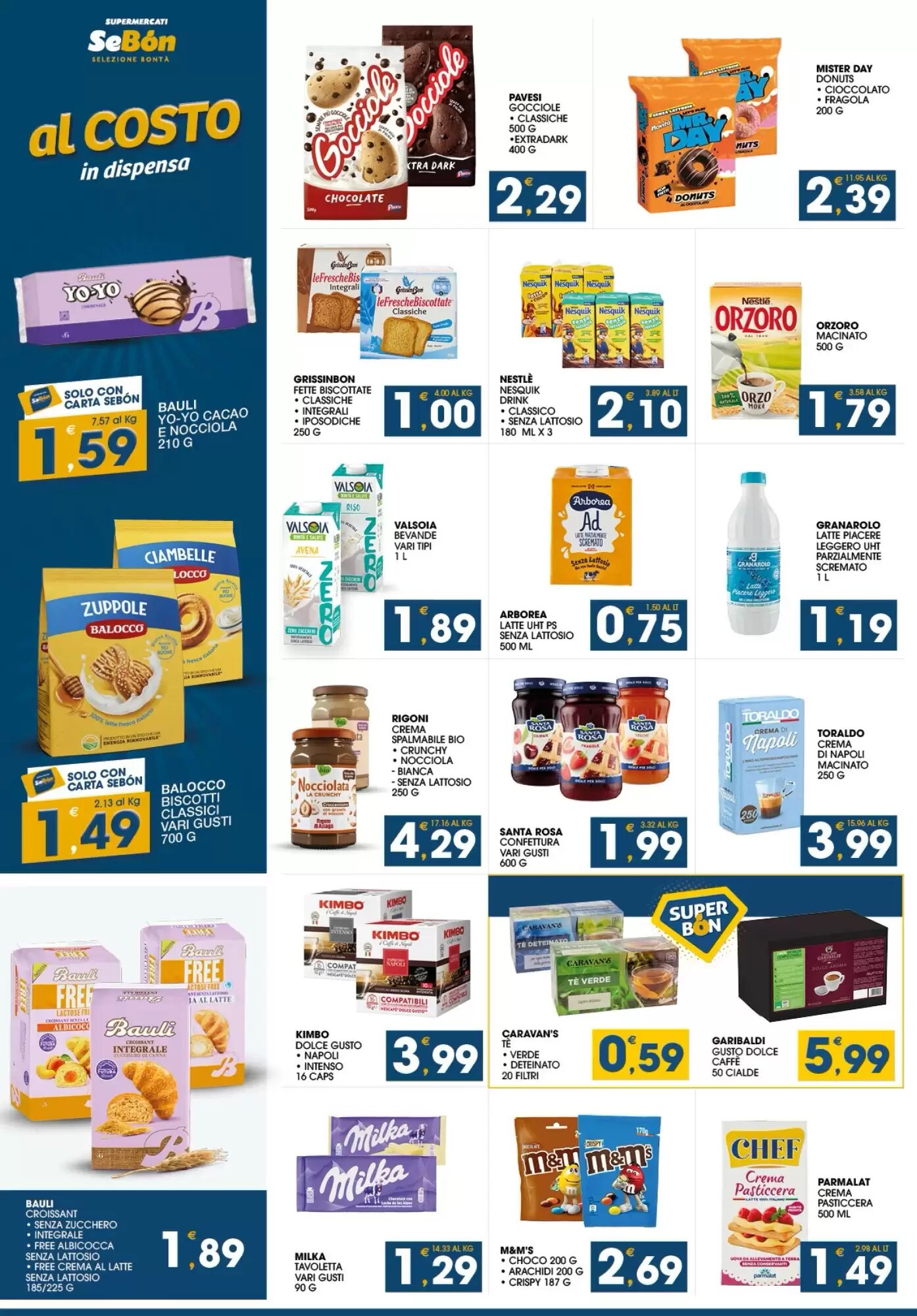 Volantino promozionale SeBón Supermercati  valide dal 21/09/2026 - Pagina 6.