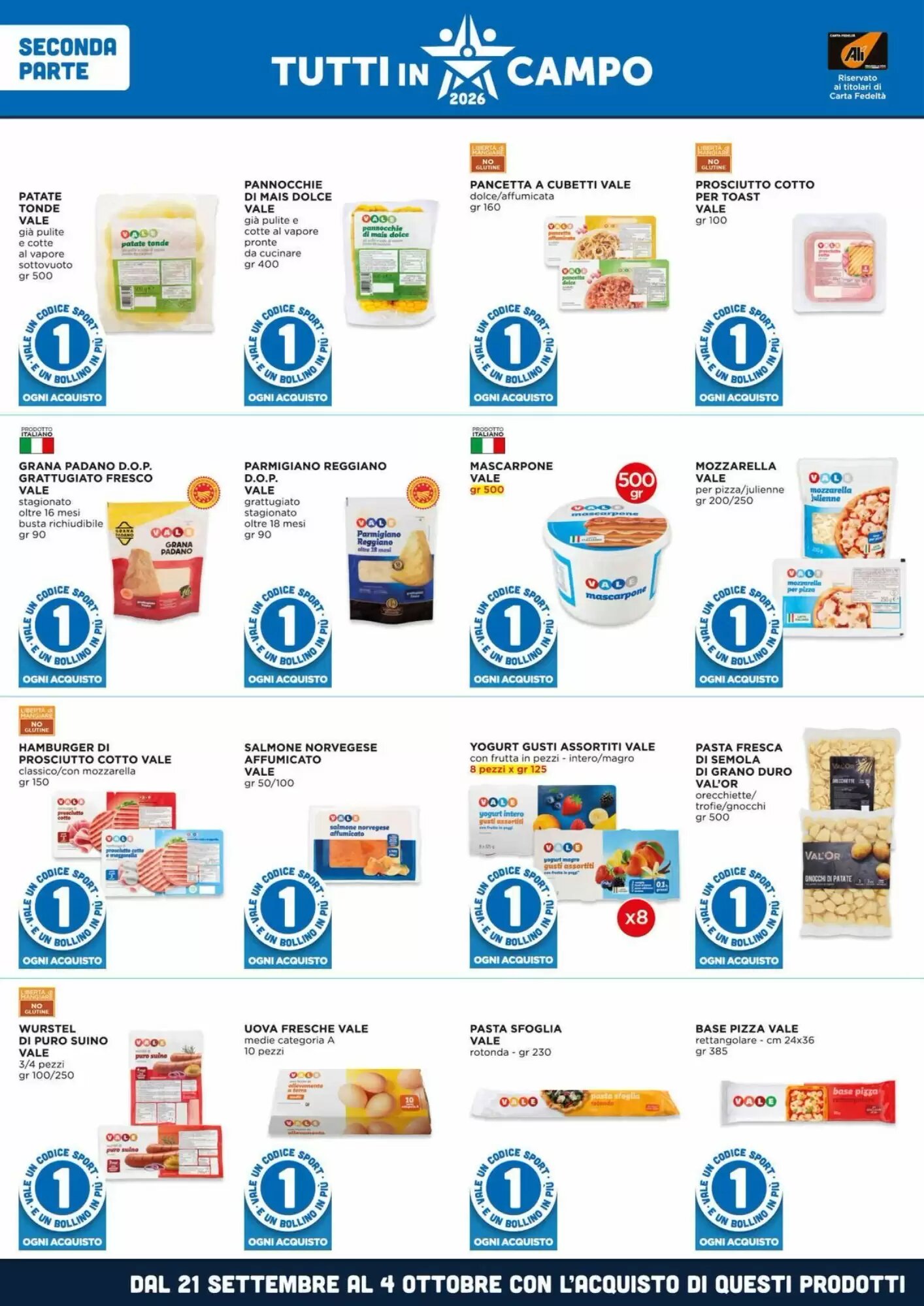 Volantino promozionale Alì  valide dal 21/09/2026 - Pagina 2.