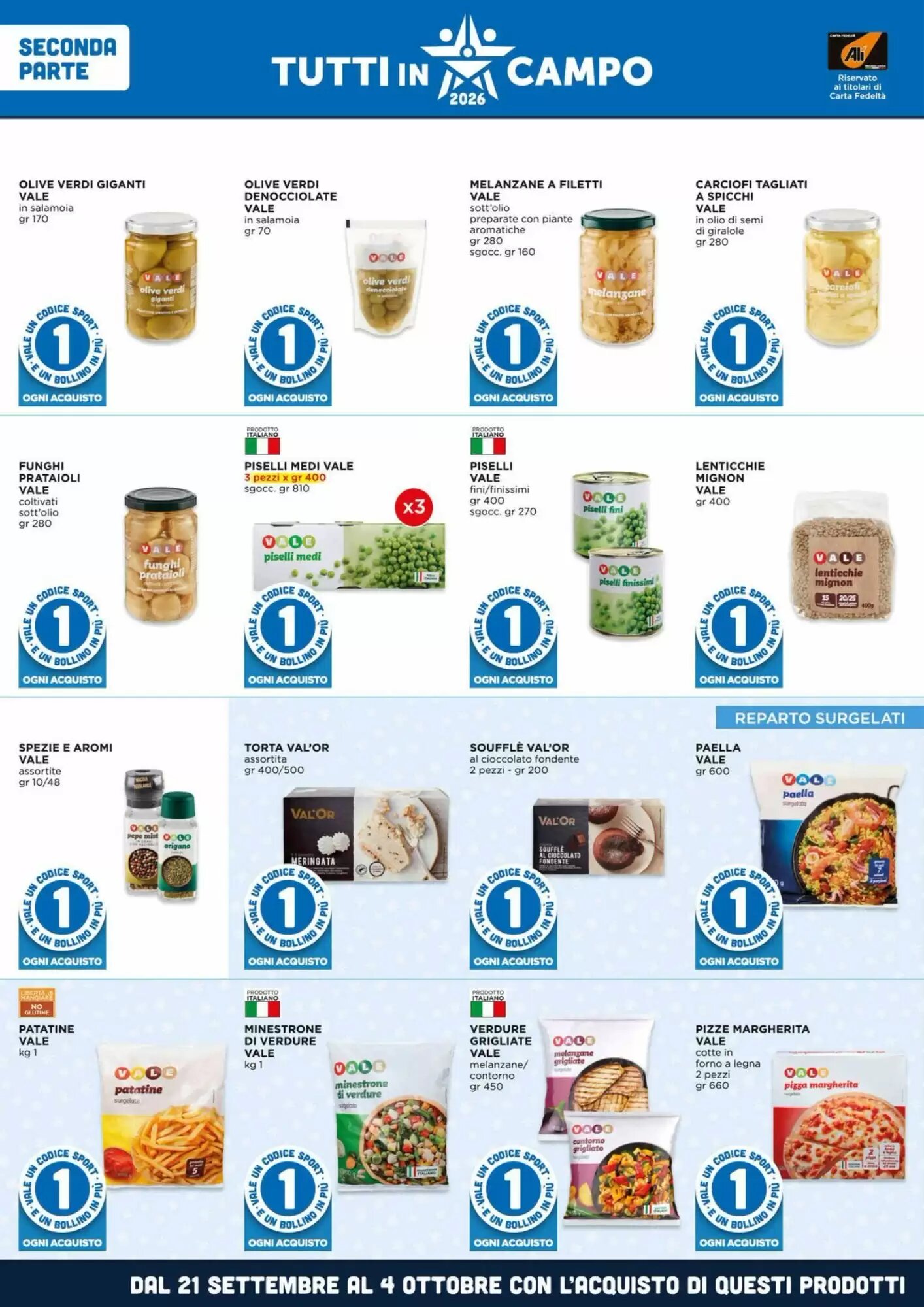 Volantino promozionale Alì  valide dal 21/09/2026 - Pagina 4.