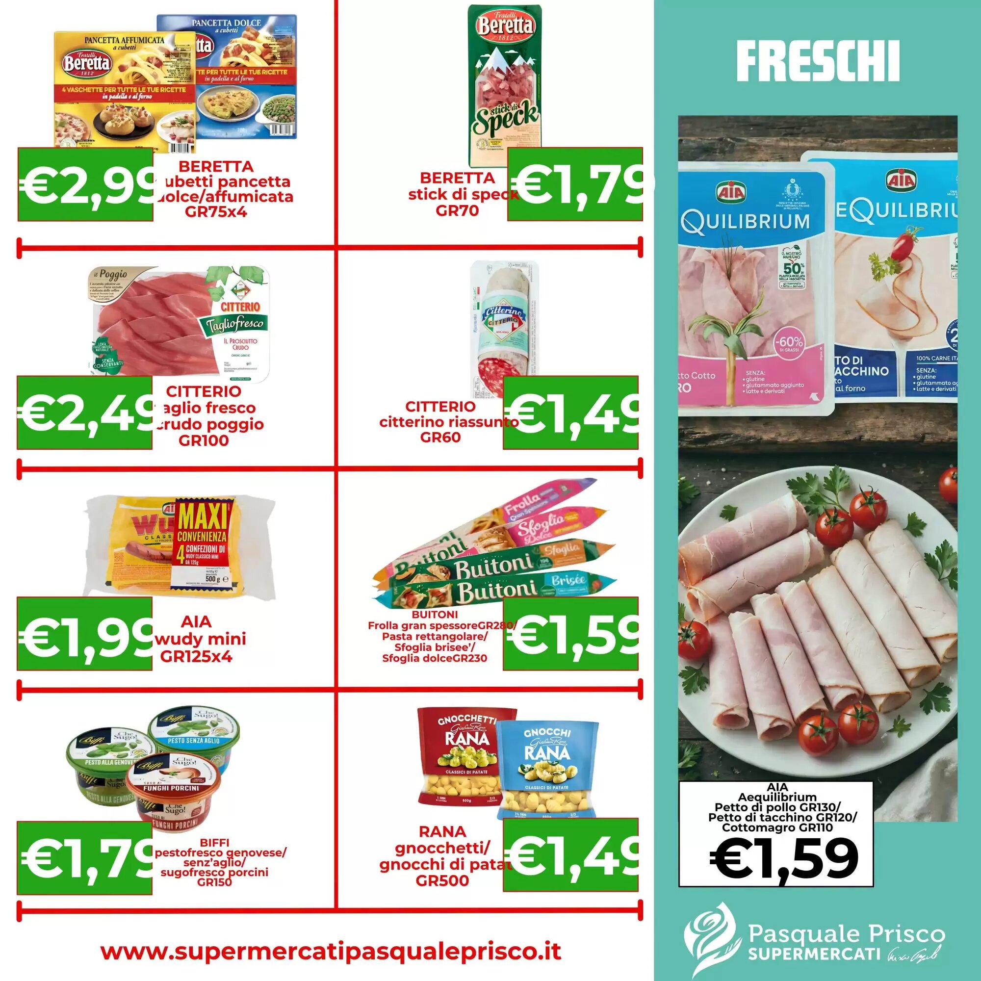 Volantino promozionale Supermercati Pasquale Prisco valide dal 21/09/2026 - Pagina 1.