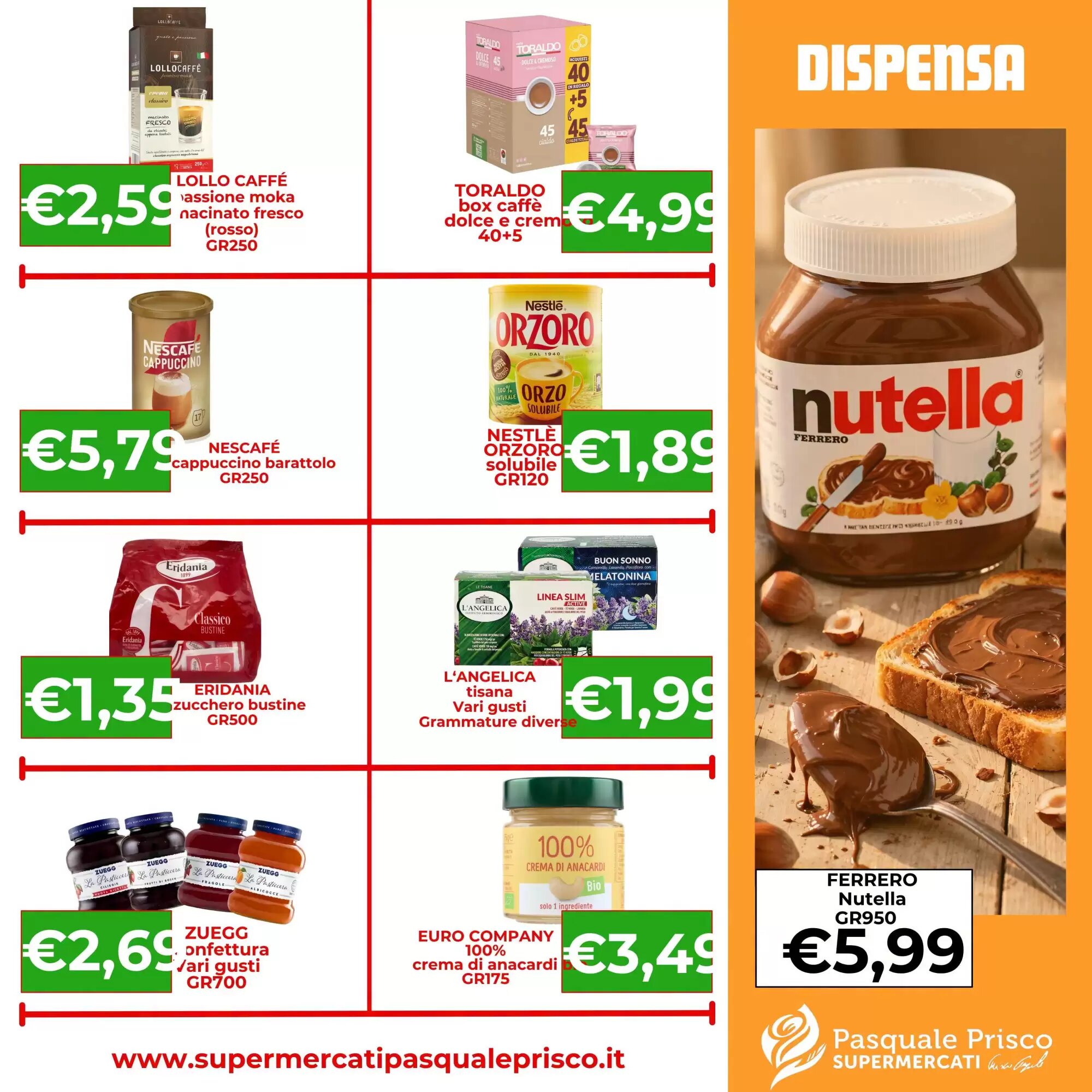 Volantino promozionale Supermercati Pasquale Prisco  valide dal 21/09/2026 - Pagina 4.