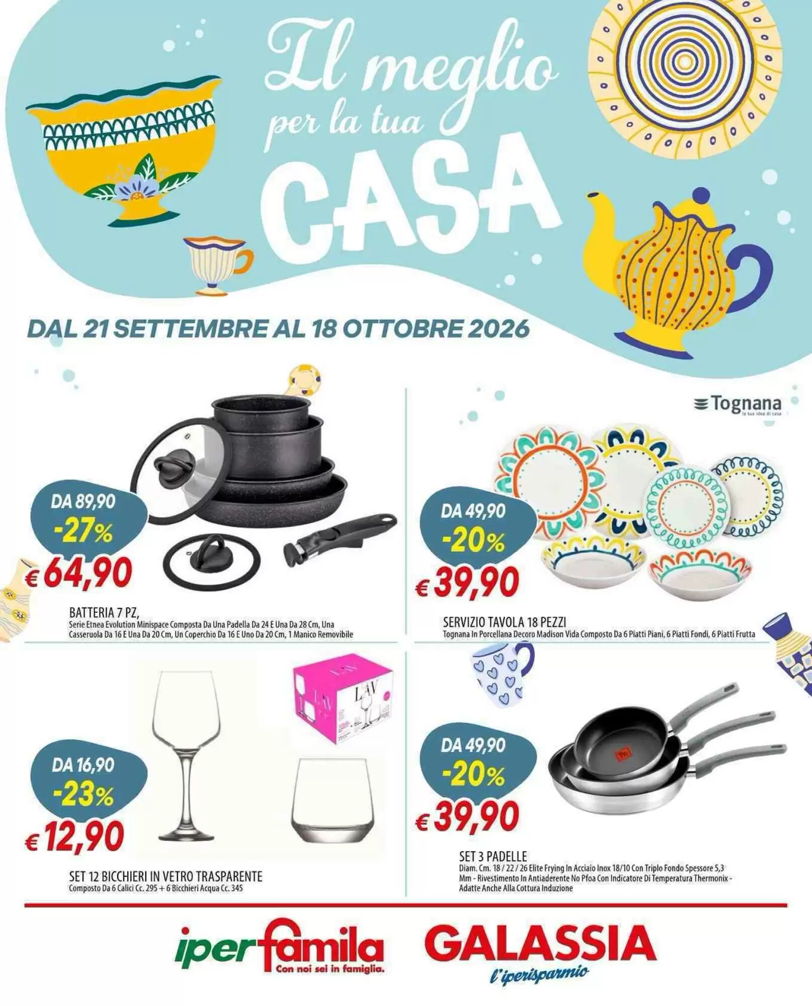 Volantino promozionale Galassia valide dal 21/09/2026 - Pagina 1.