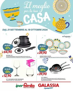 Volantino promozionale Galassia  valide dal 21/09/2026
