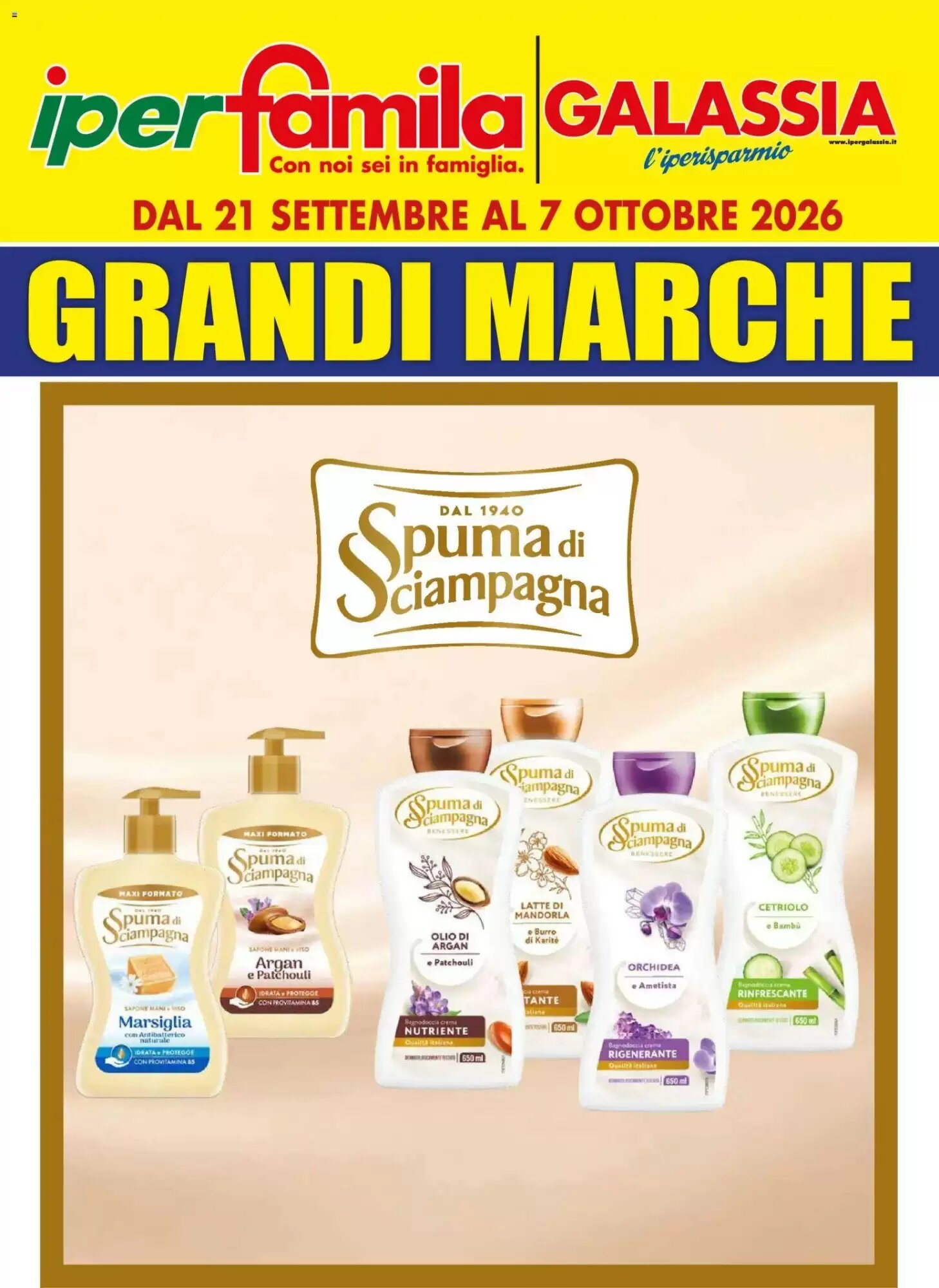 Volantino promozionale IperFamila  valide dal 21/09/2026 - Pagina 1.
