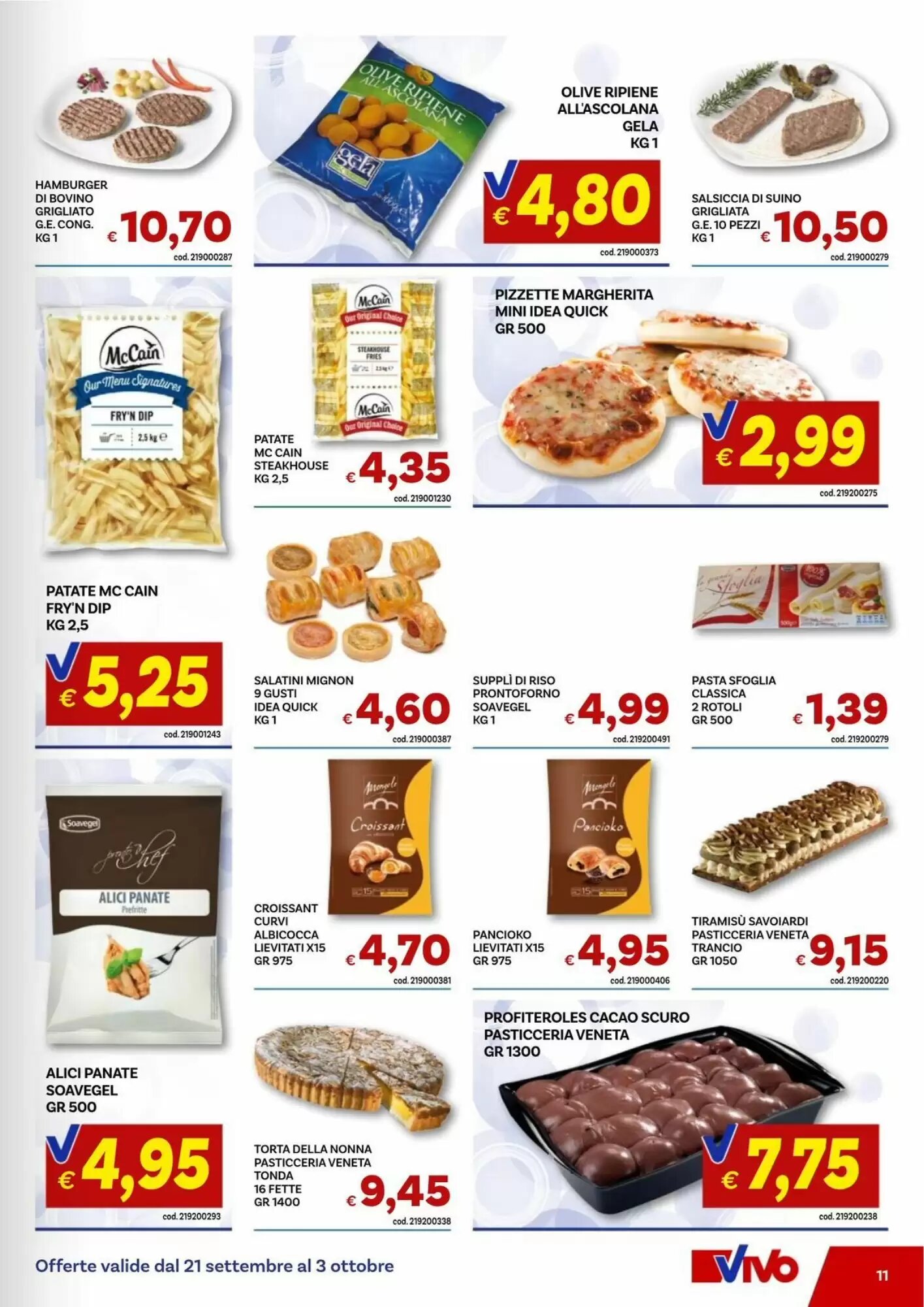 Volantino promozionale Vivo Supermercati  valide dal 21/09/2026 - Pagina 11.