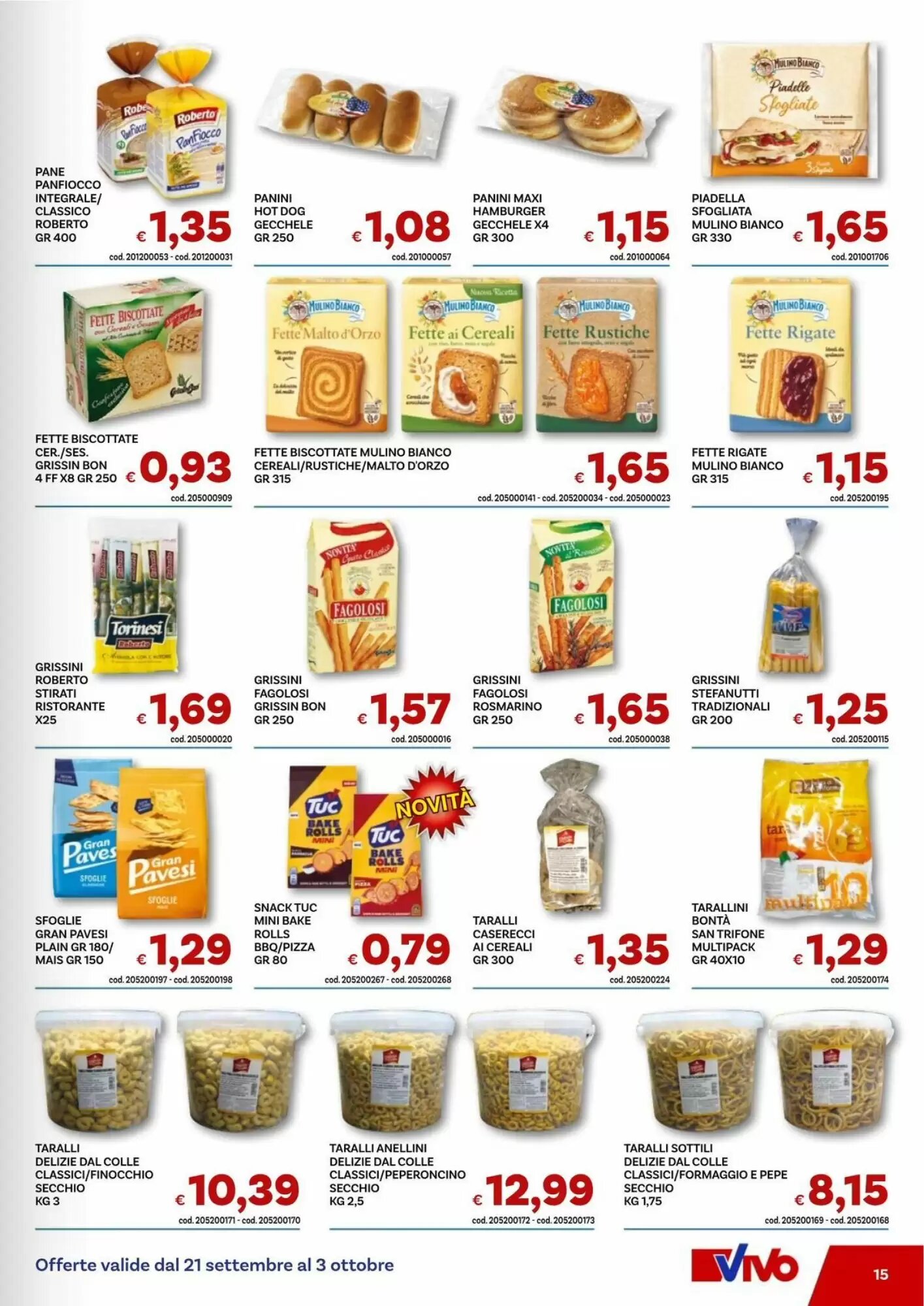 Volantino promozionale Vivo Supermercati  valide dal 21/09/2026 - Pagina 15.