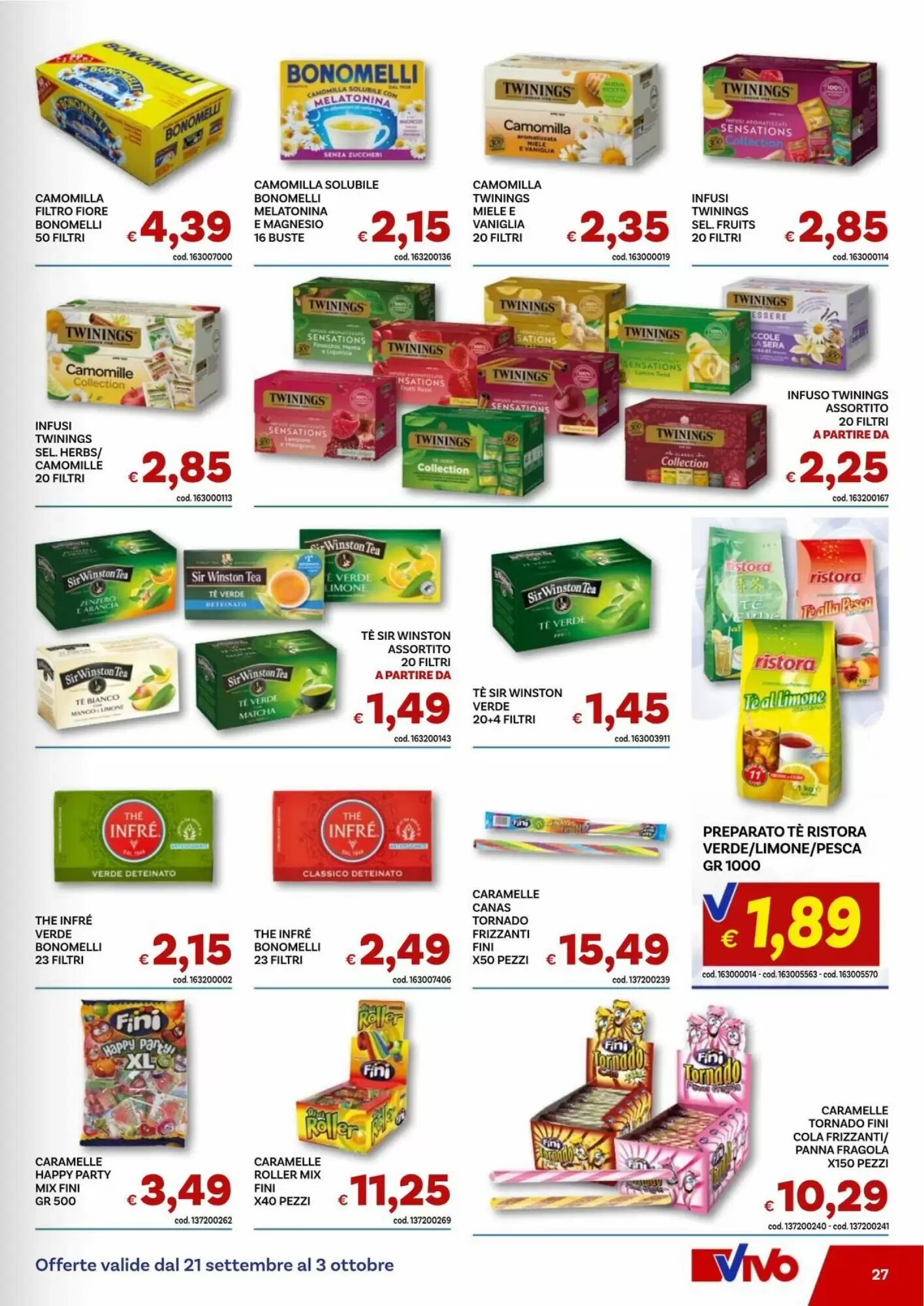 Volantino promozionale Vivo Supermercati  valide dal 21/09/2026 - Pagina 27.