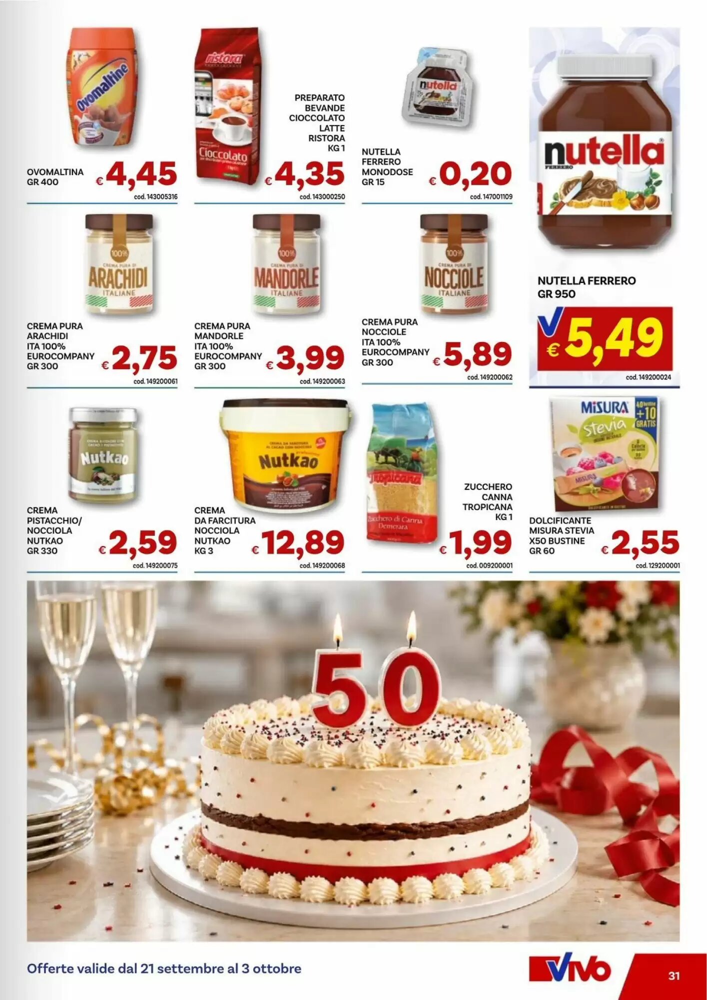 Volantino promozionale Vivo Supermercati  valide dal 21/09/2026 - Pagina 31.