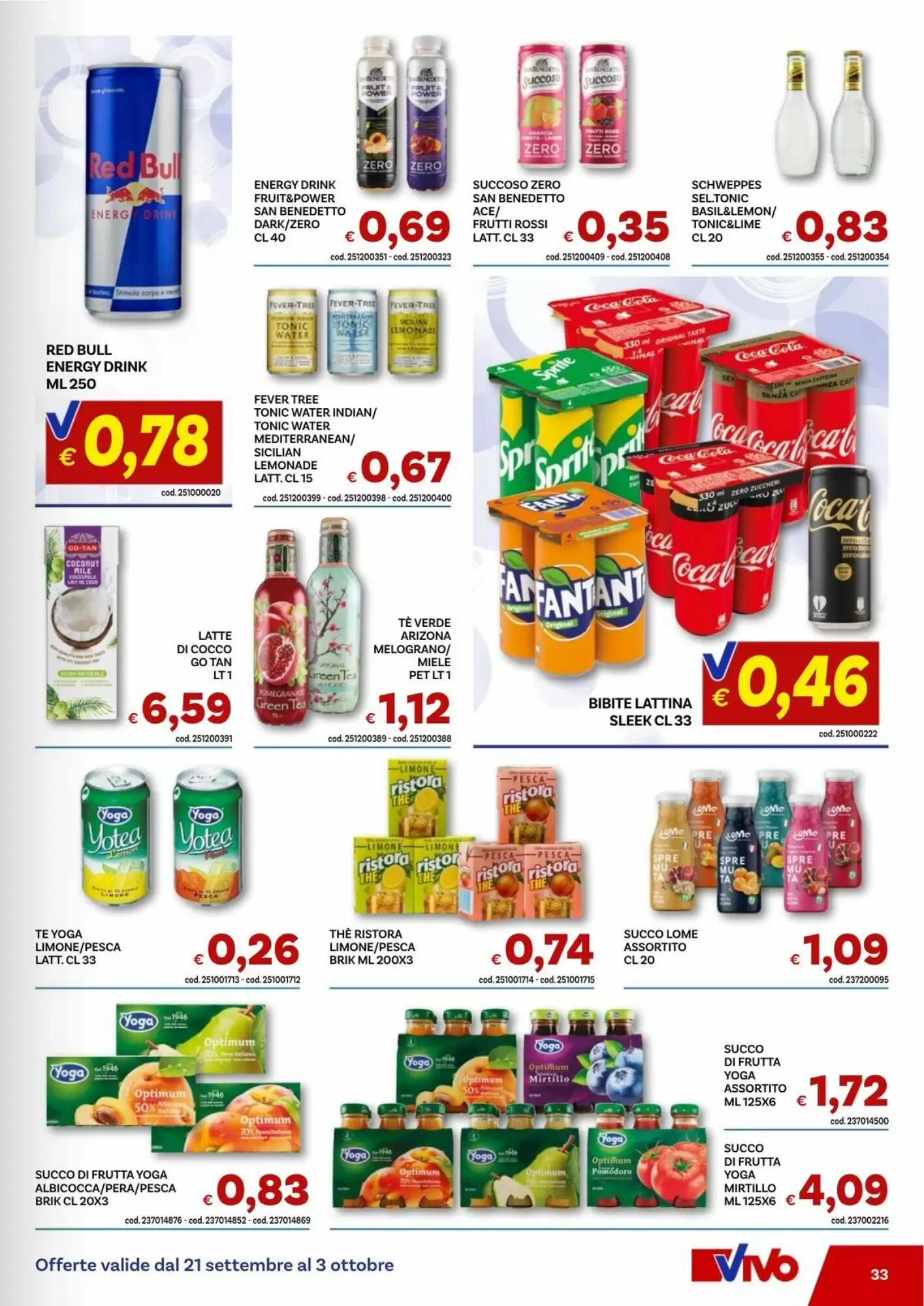 Volantino promozionale Vivo Supermercati  valide dal 21/09/2026 - Pagina 33.