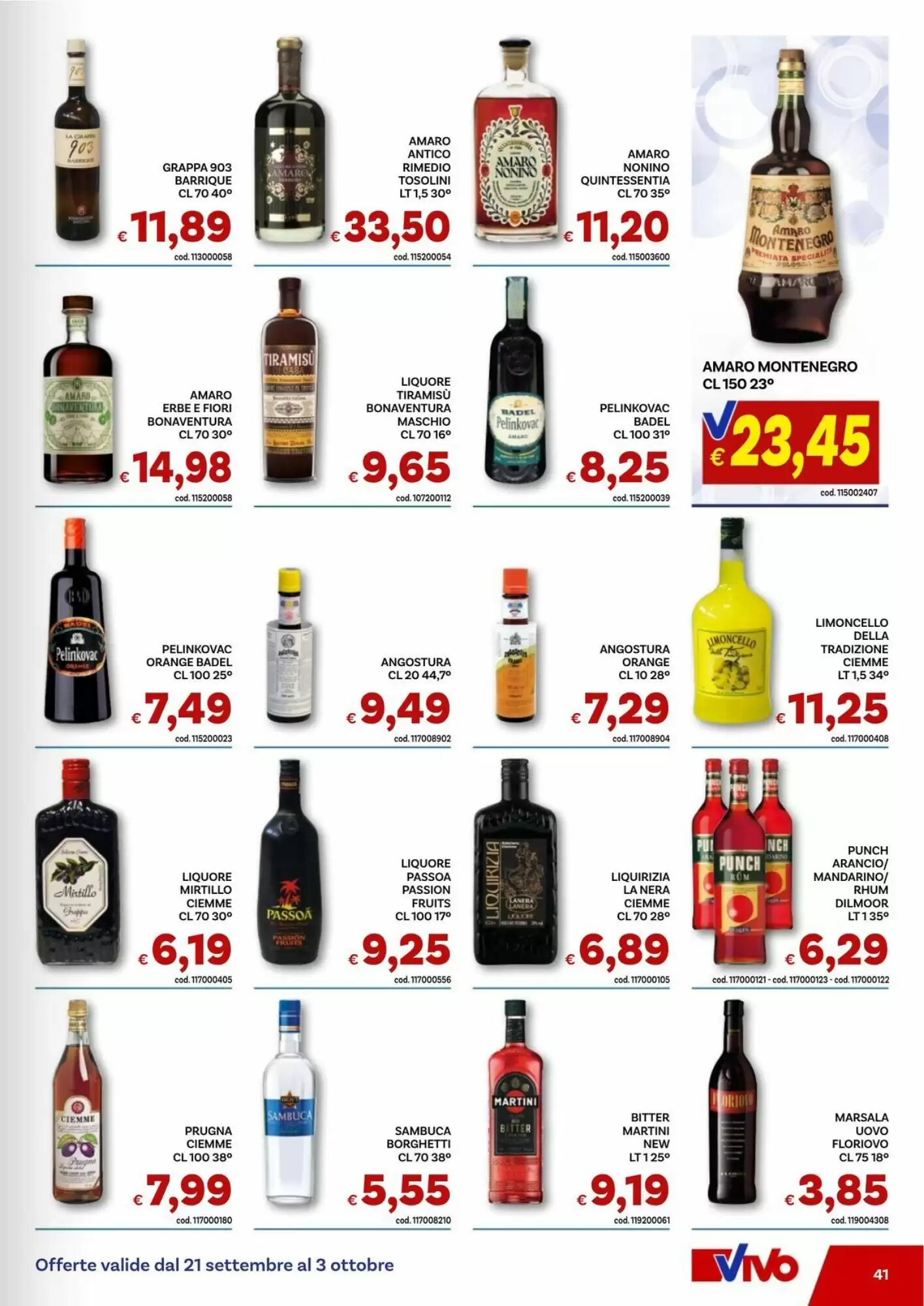 Volantino promozionale Vivo Supermercati  valide dal 21/09/2026 - Pagina 41.