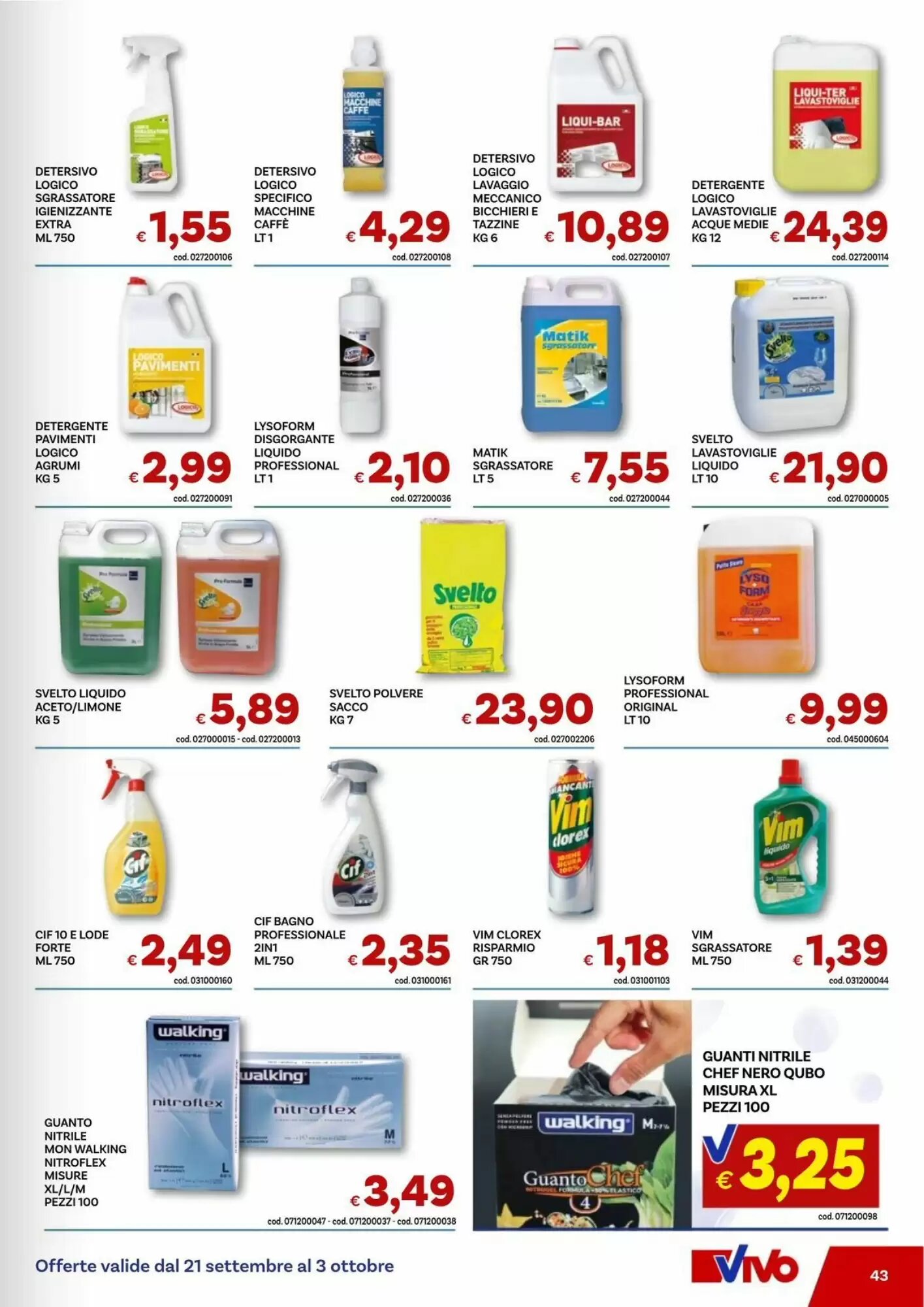 Volantino promozionale Vivo Supermercati  valide dal 21/09/2026 - Pagina 43.