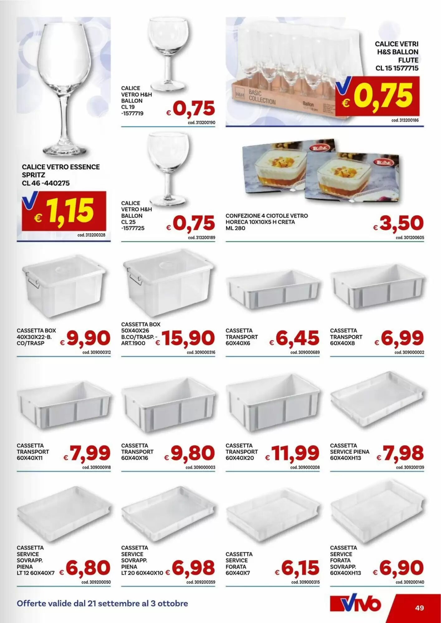 Volantino promozionale Vivo Supermercati  valide dal 21/09/2026 - Pagina 49.