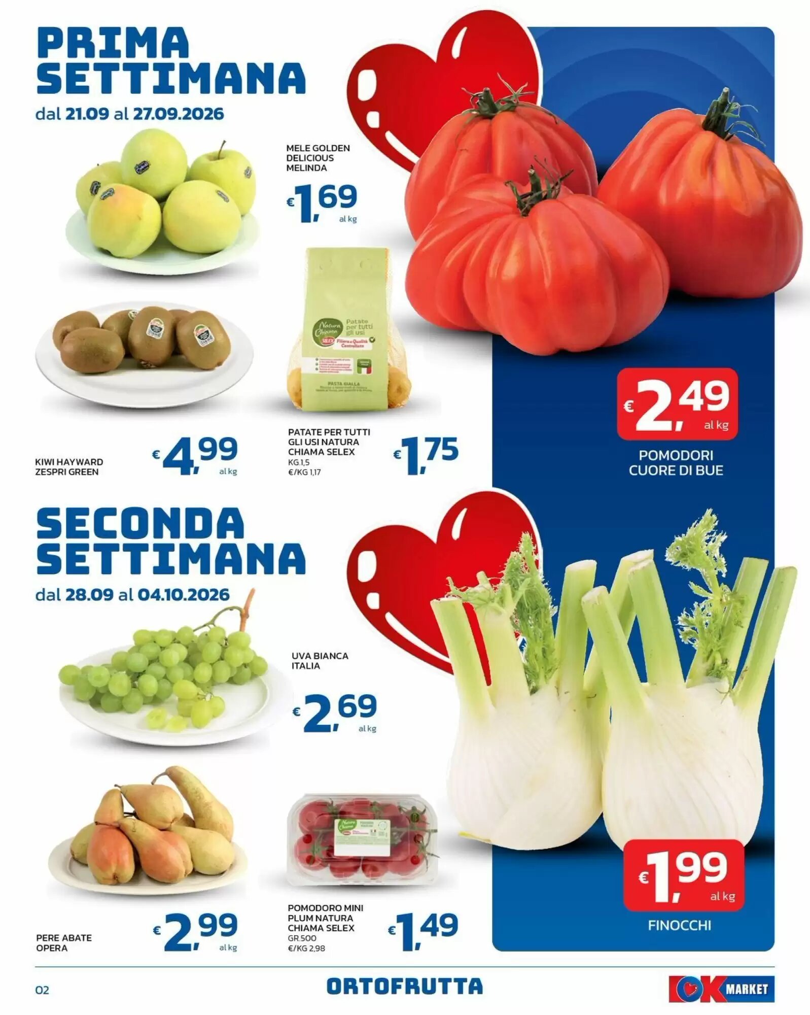 Volantino promozionale Ok Market  valide dal 21/09/2026 - Pagina 2.