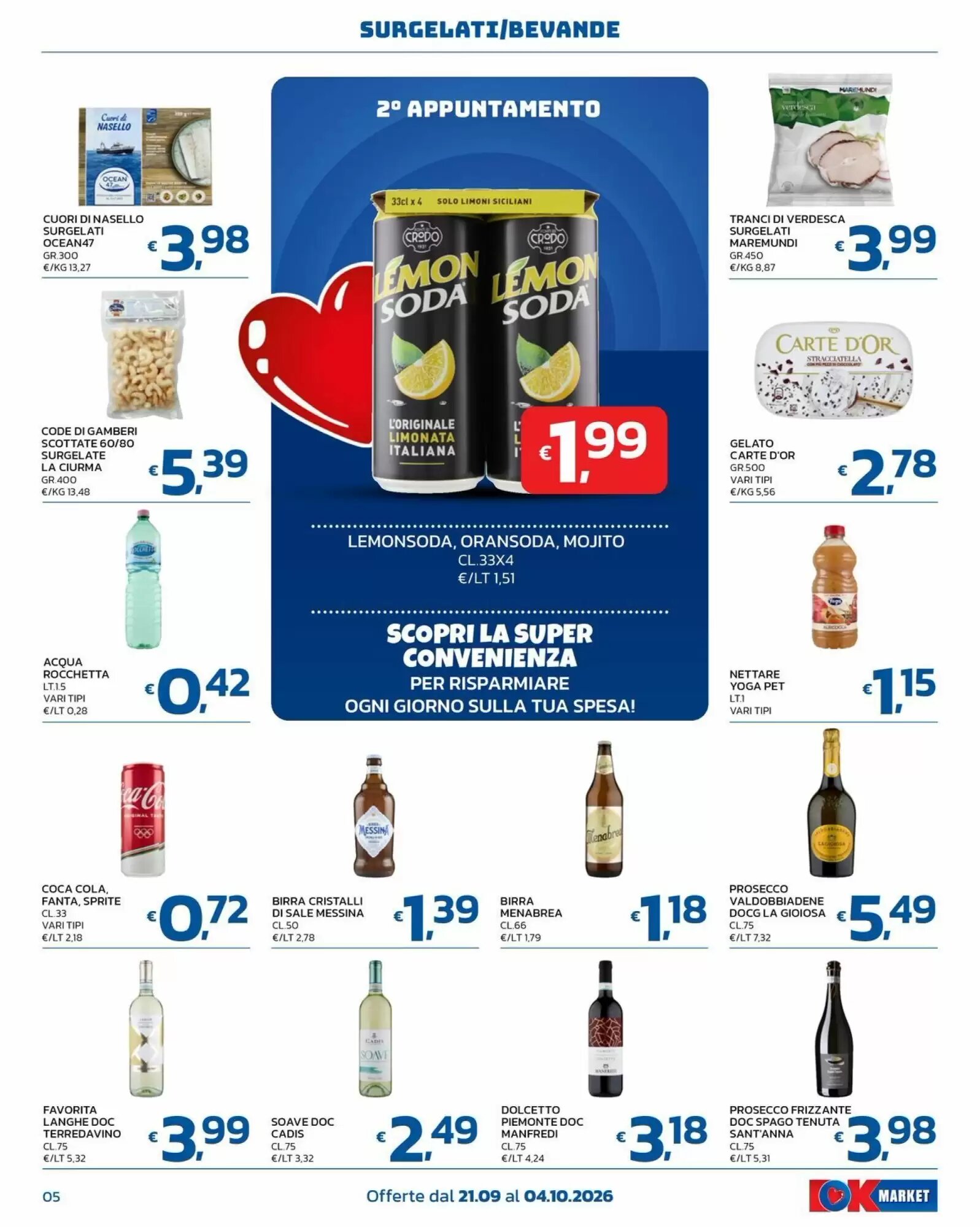 Volantino promozionale Ok Market  valide dal 21/09/2026 - Pagina 5.